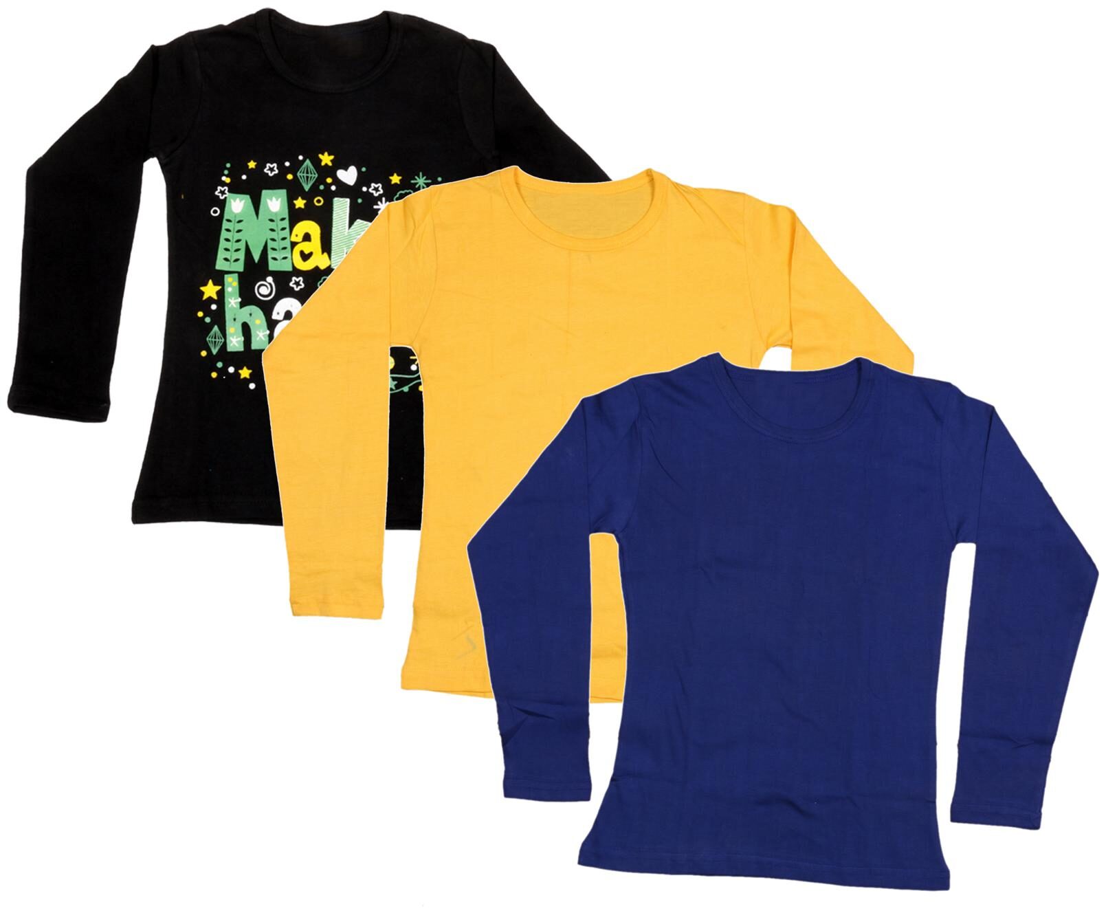 

Indiweaves Girl Cotton Printed T shirt - Multi