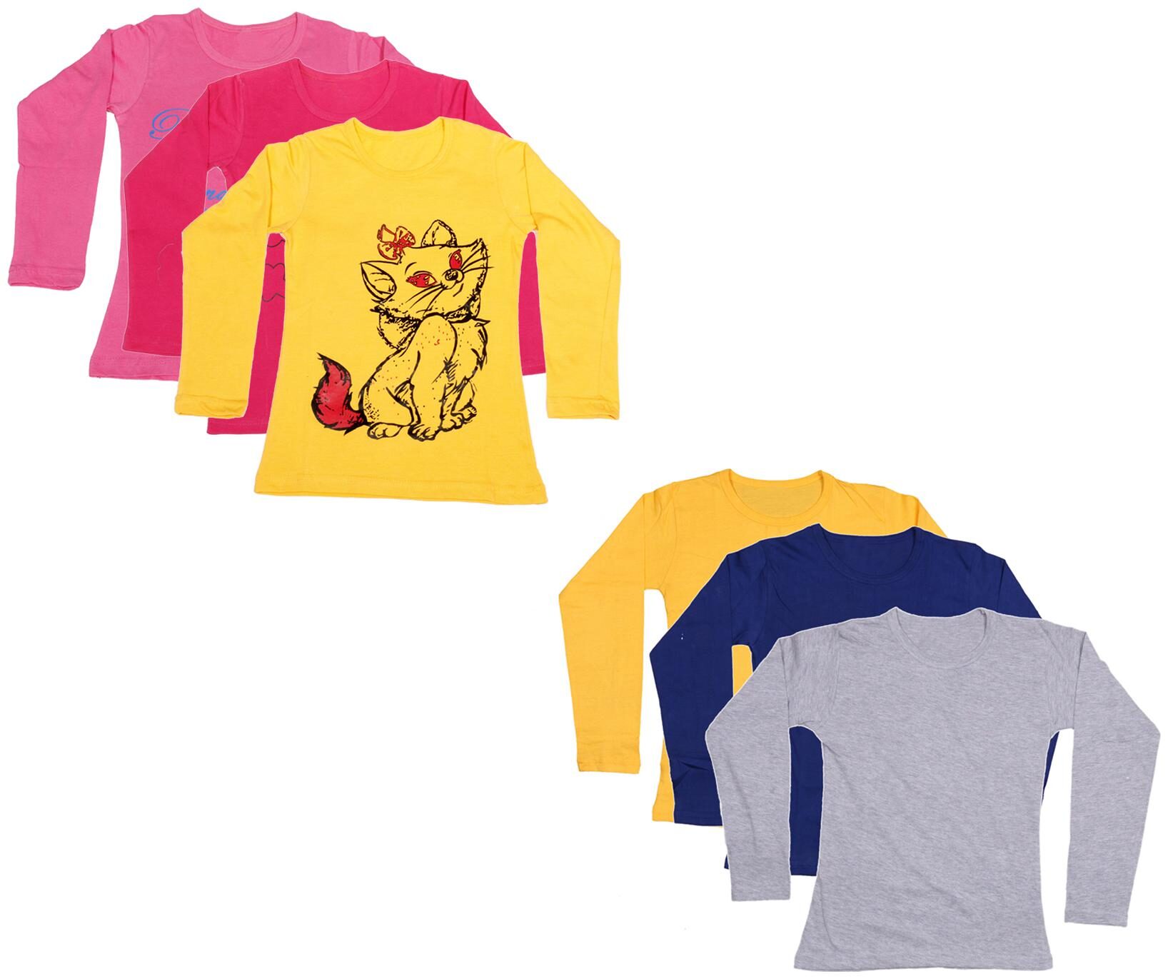 

Indiweaves Girl Cotton Printed T shirt - Multi