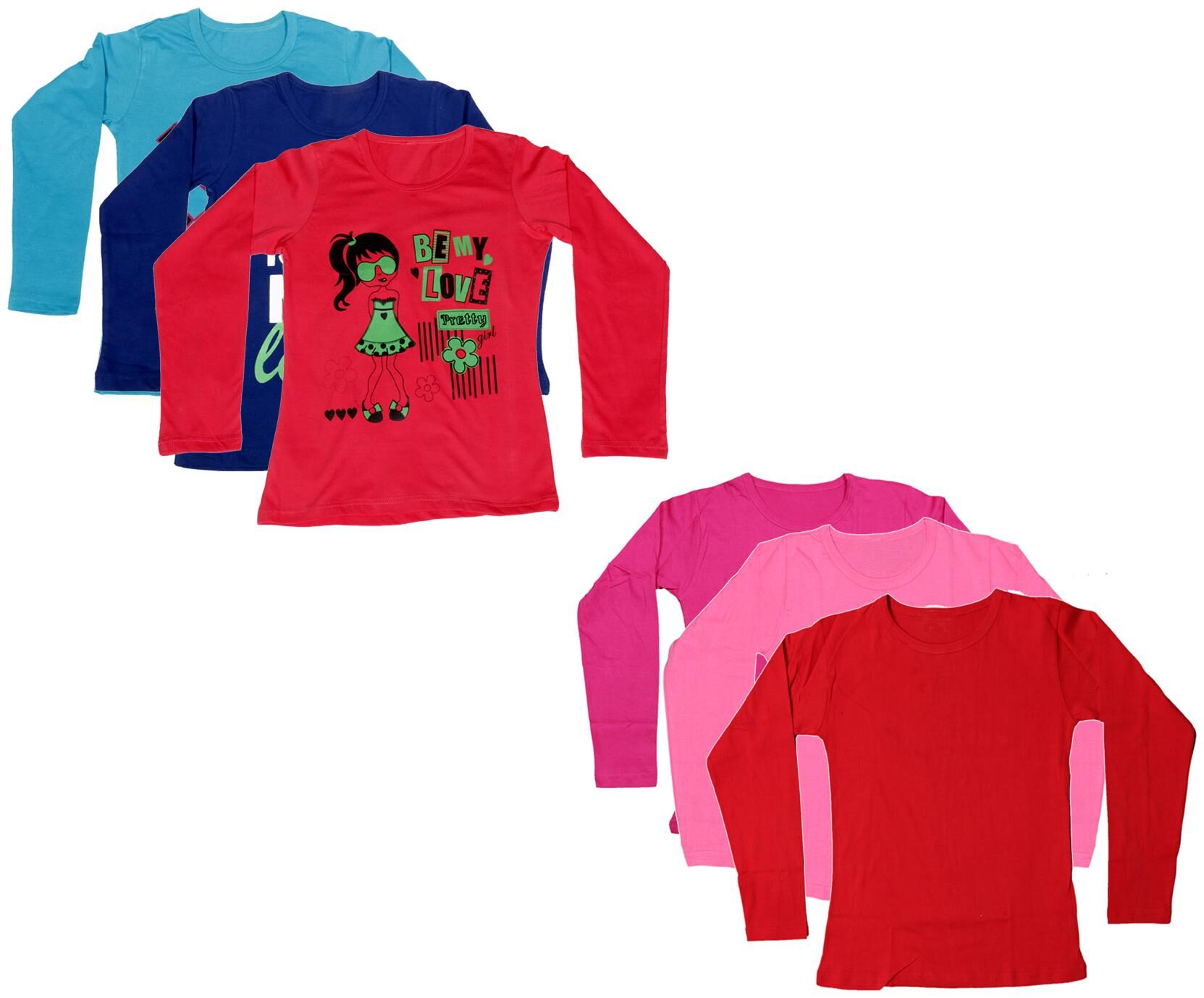 

Indiweaves Girl Cotton Printed T shirt - Multi
