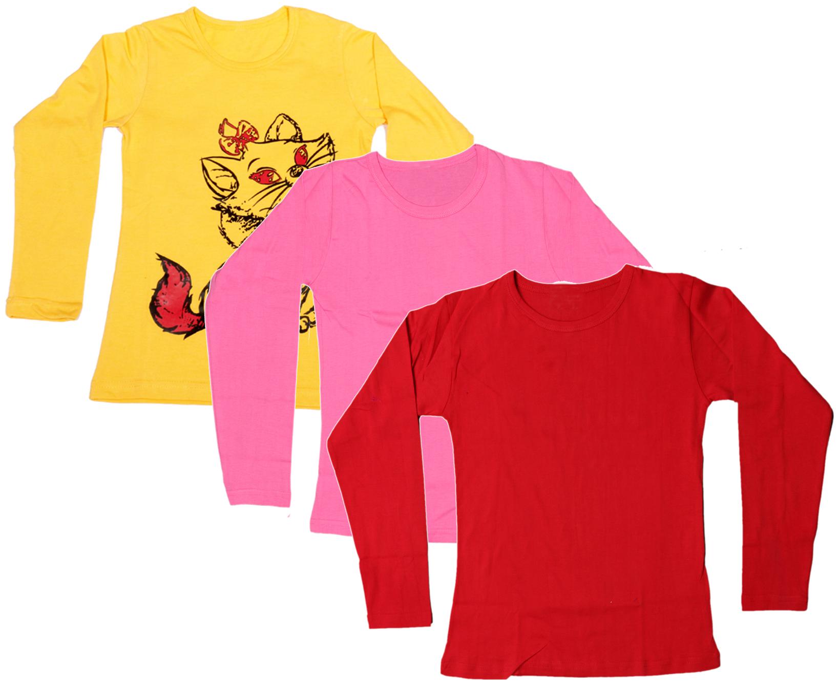 

Indiweaves Girl Cotton Printed T shirt - Multi