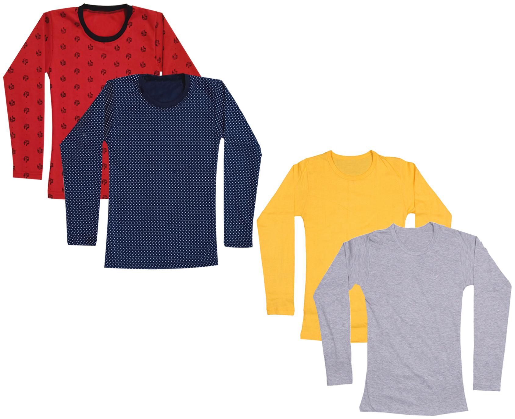 

Indiweaves Girl Cotton Printed T shirt - Multi