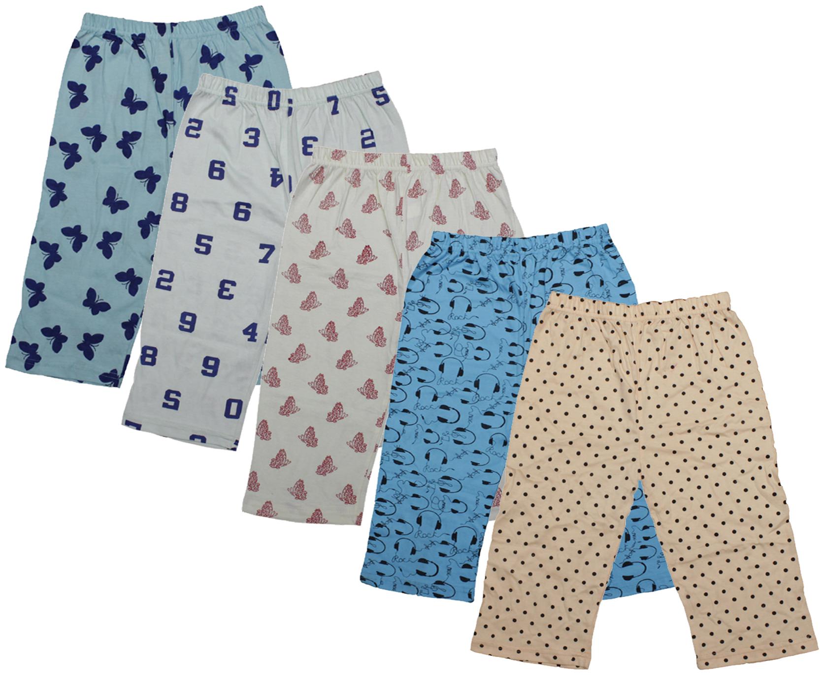

Indiweaves Girl Cotton Printed Capri - Multi