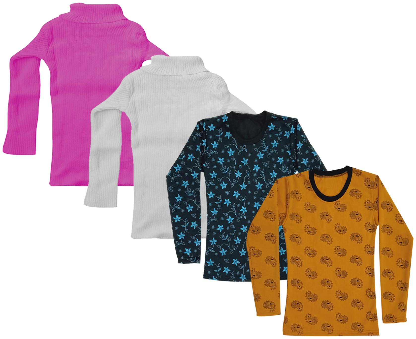 

Indiweaves Girl Wool Printed T shirt - Multi