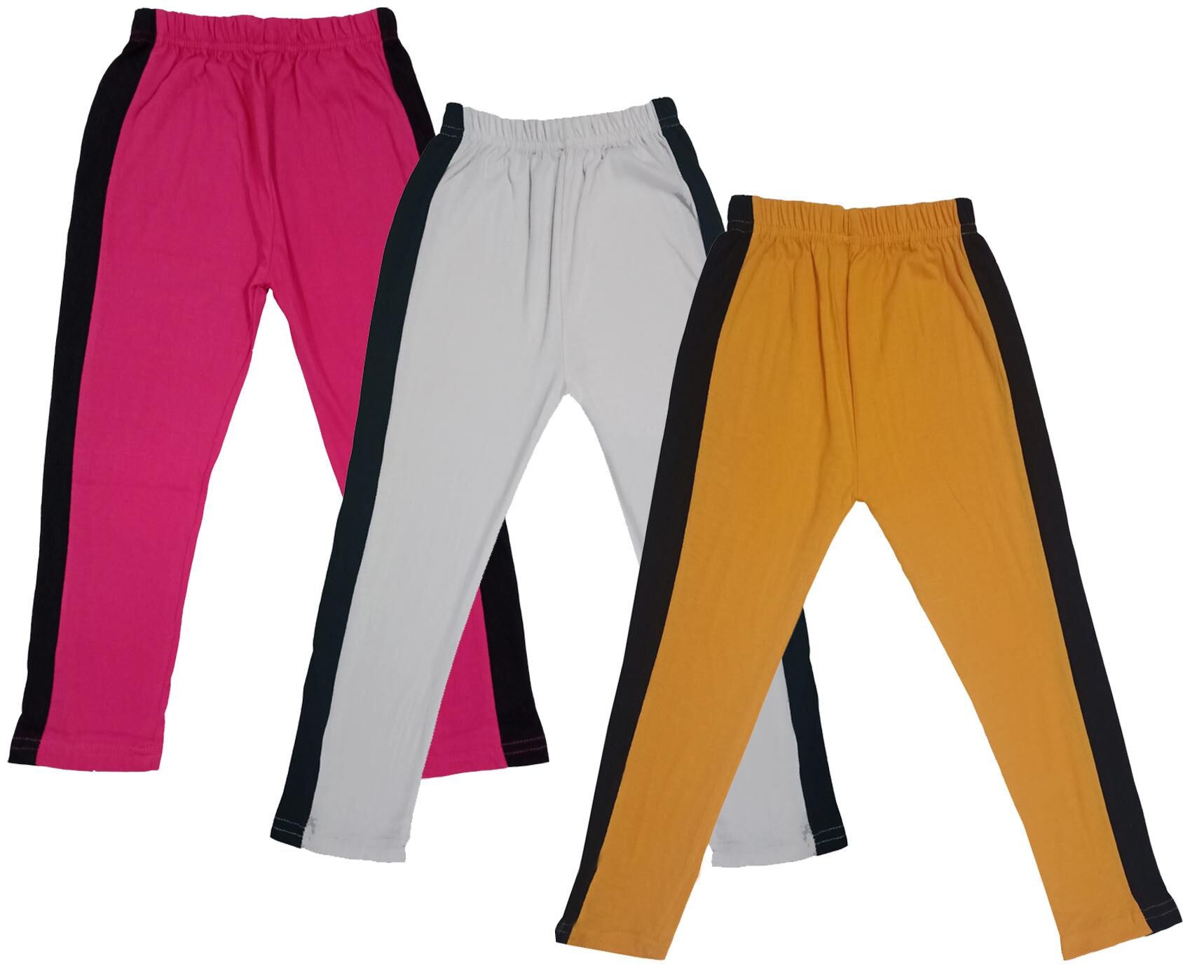 

Indiweaves Girl Cotton Solid Capri - Multi