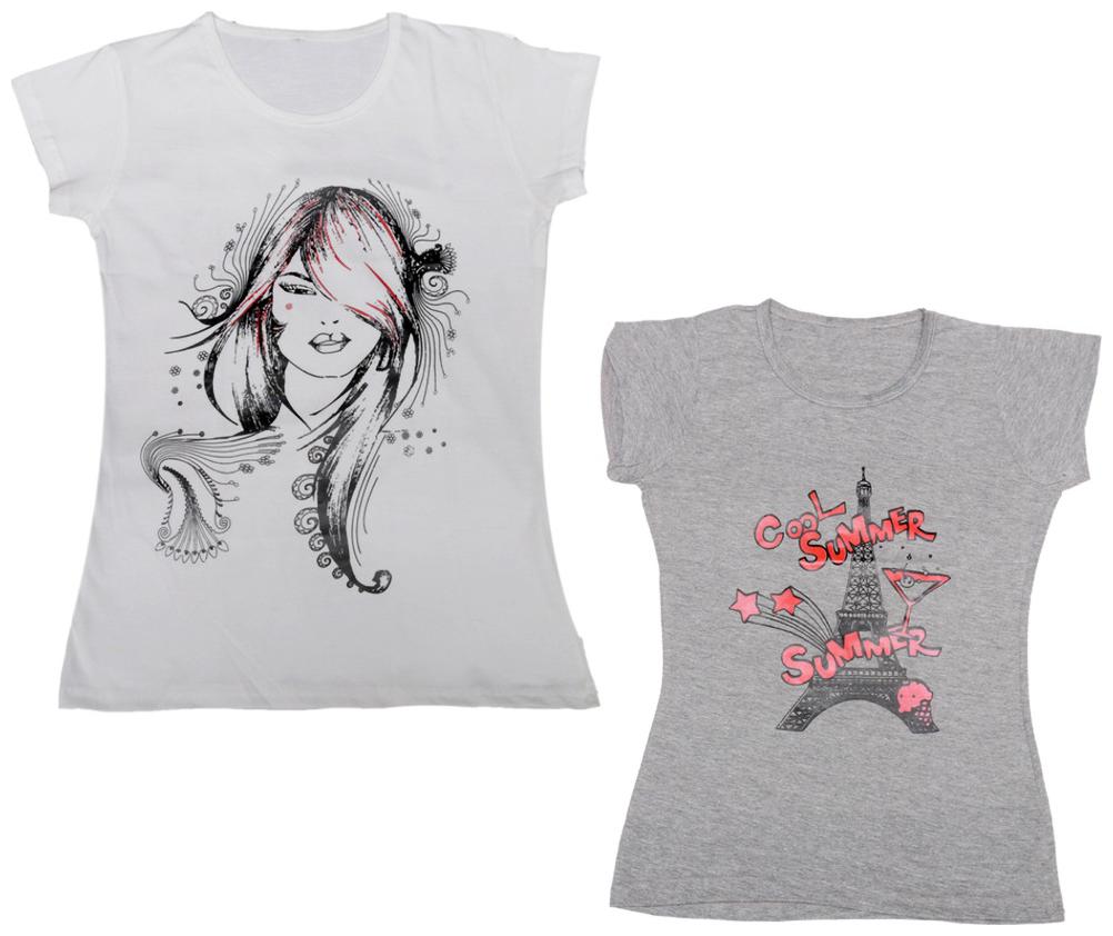 

Indiweaves Girl Cotton Printed T shirt - Blue
