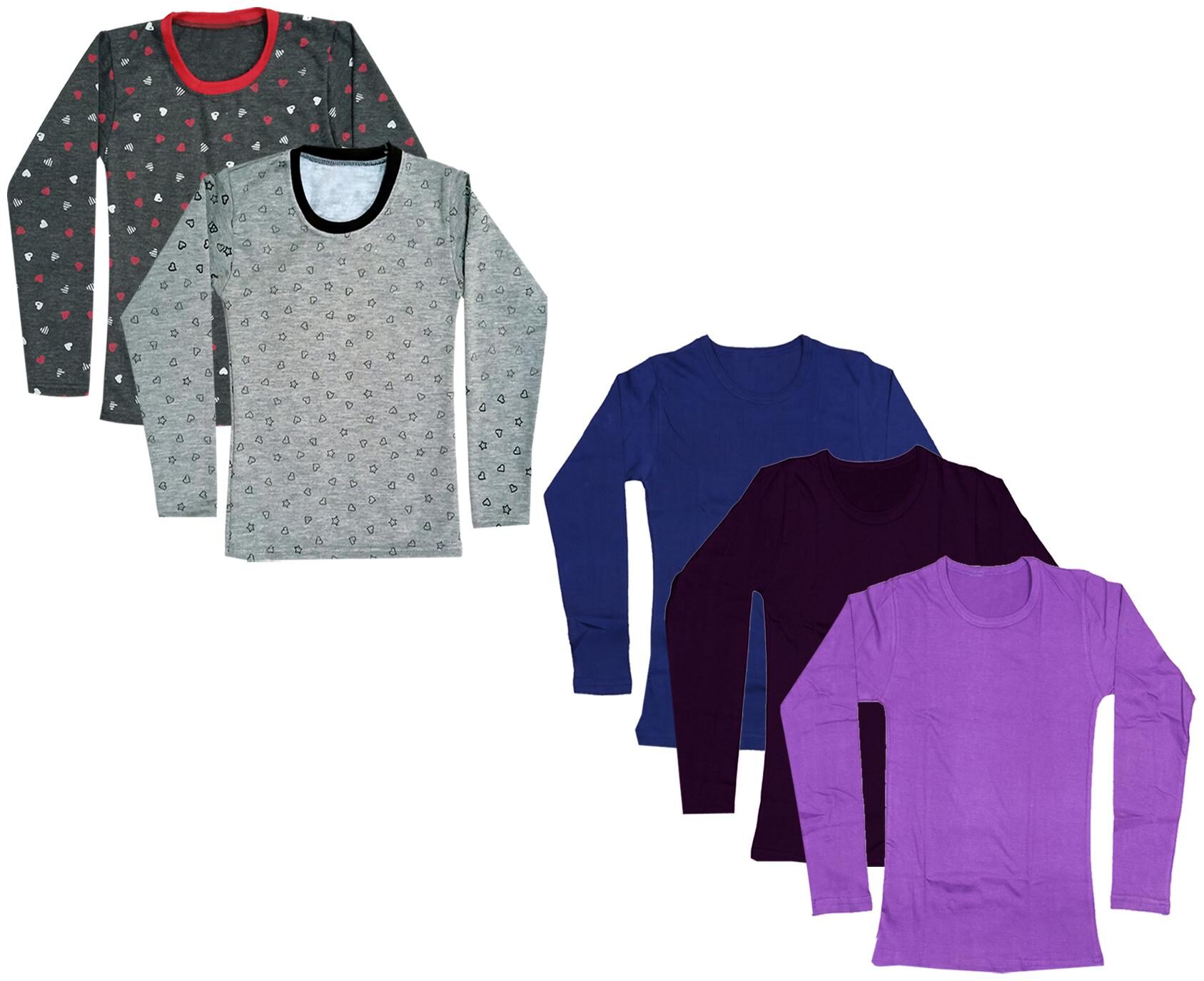 

Indiweaves Girl Cotton Printed T shirt - Multi