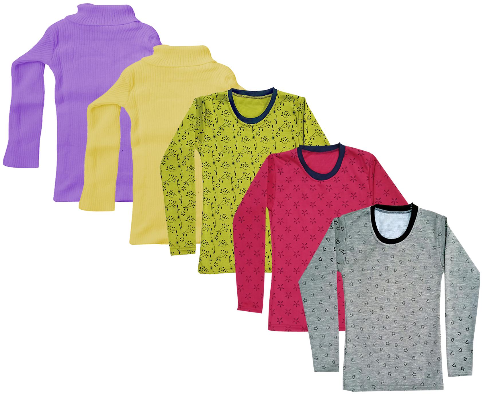 

Indiweaves Girl Wool Printed T shirt - Multi