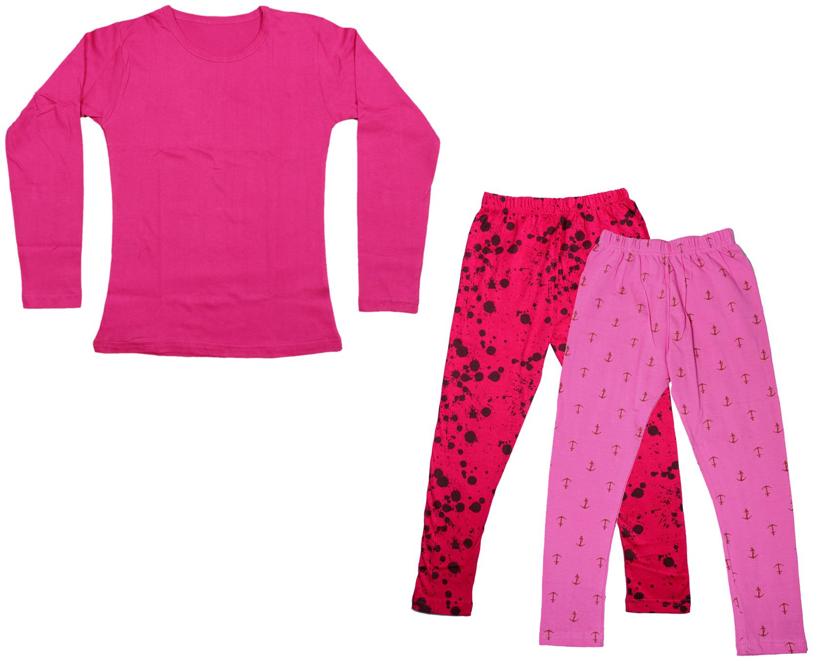 

Indiweaves Girl Cotton Solid T shirt - Multi