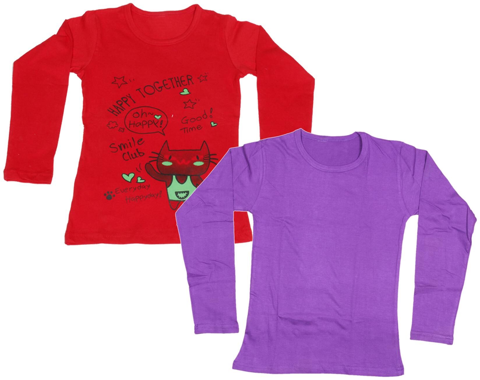 

Indiweaves Girl Cotton Printed T shirt - Multi