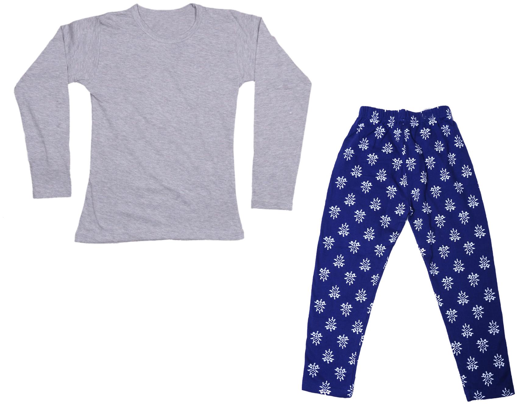 

Indiweaves Girl Cotton Solid T shirt - Multi