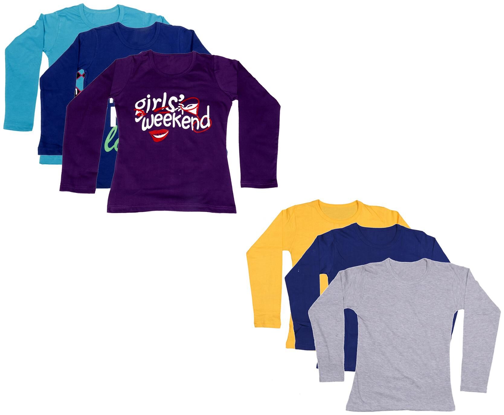 

Indiweaves Girl Cotton Printed T shirt - Multi