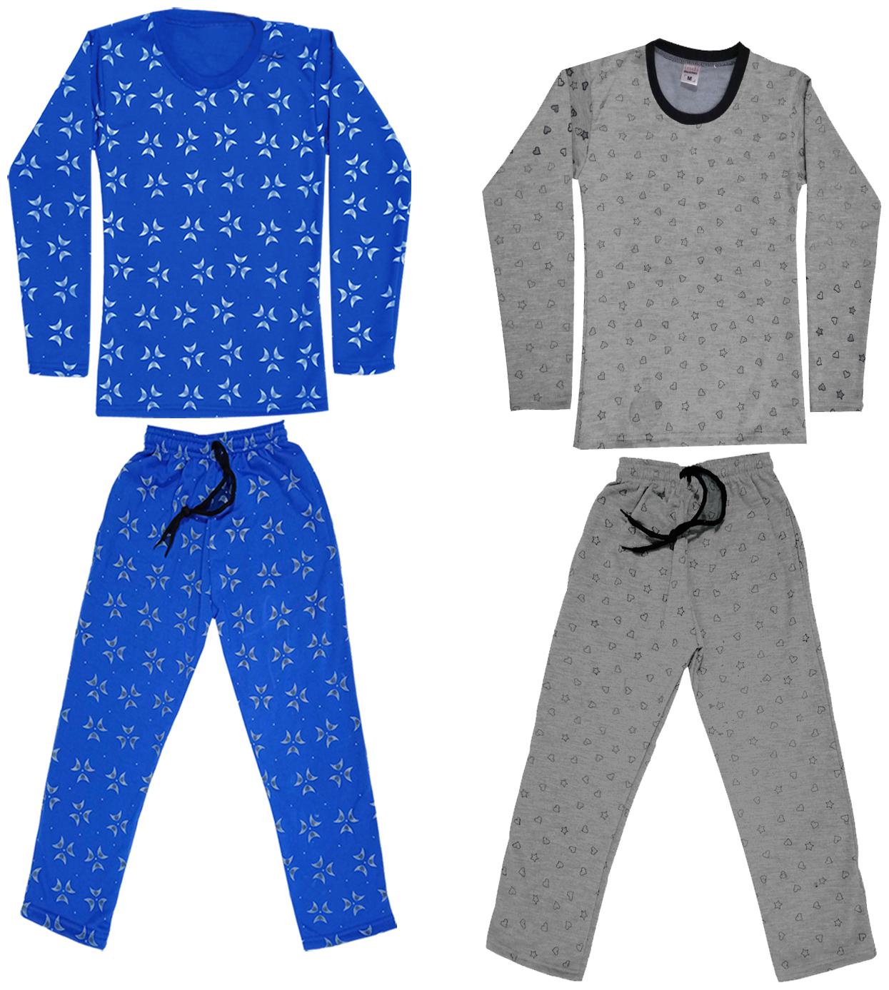 

Indiweaves Girl Wool Top Bottom Set - Grey Blue