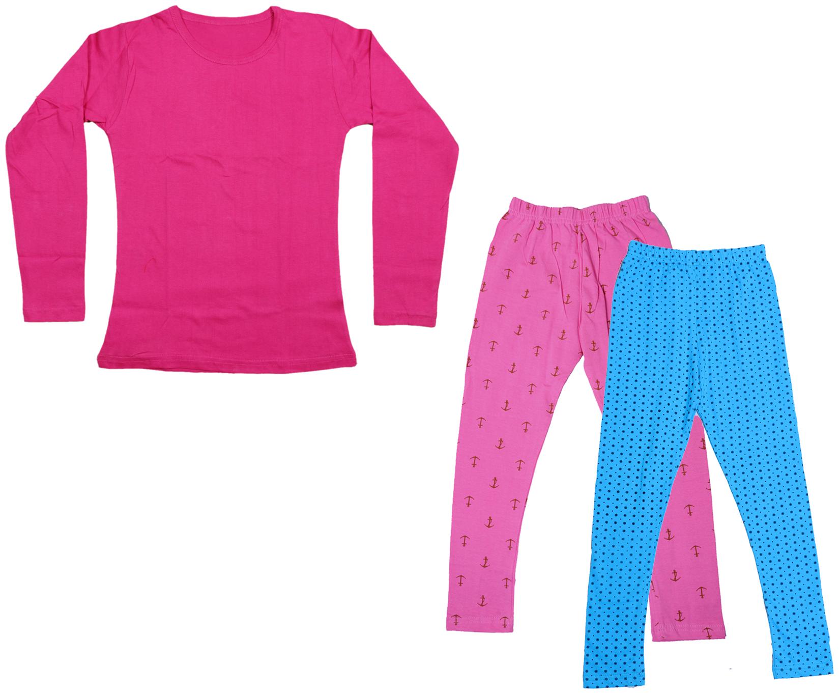 

Indiweaves Girl Cotton Solid T shirt - Multi