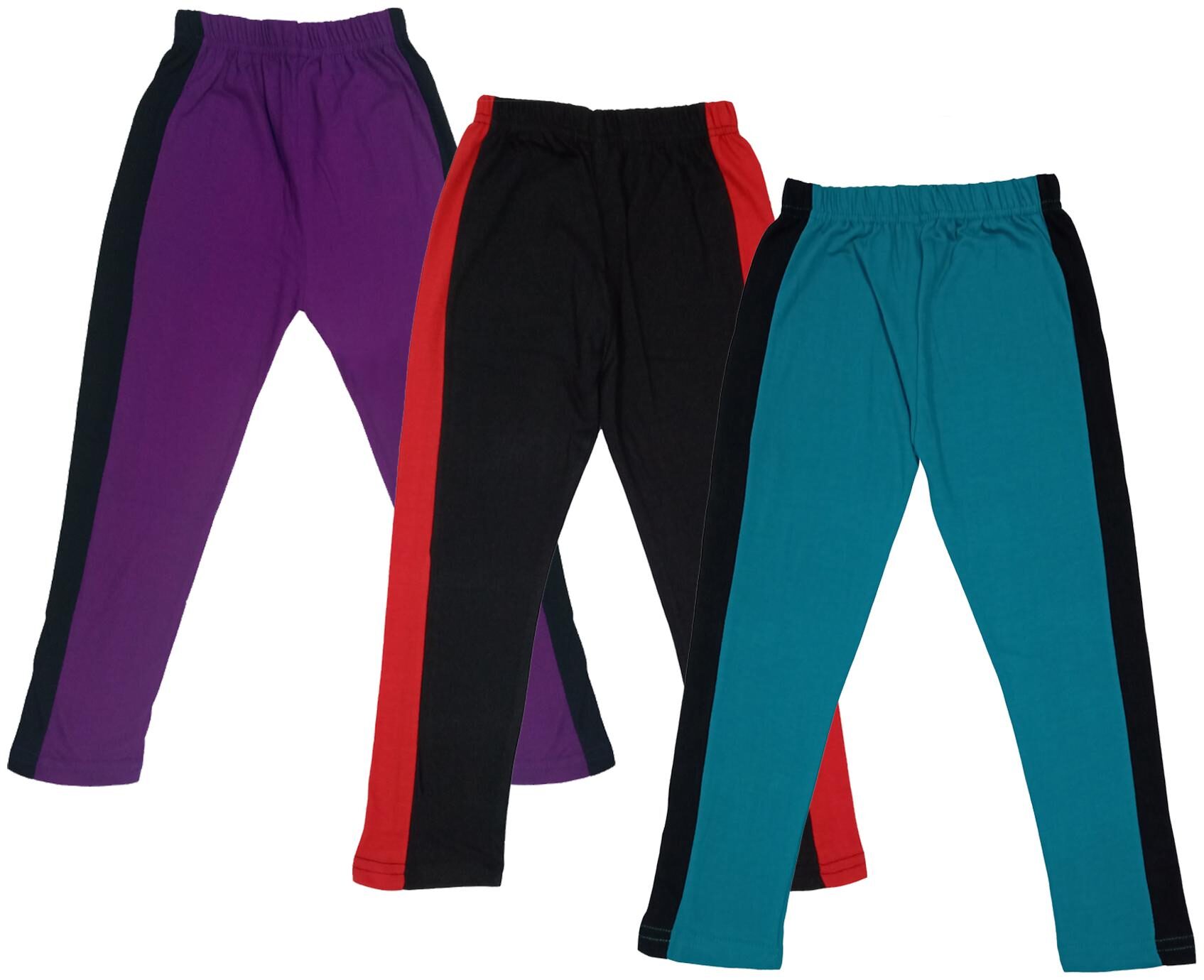 

Indiweaves Girl Cotton Solid Capri - Multi