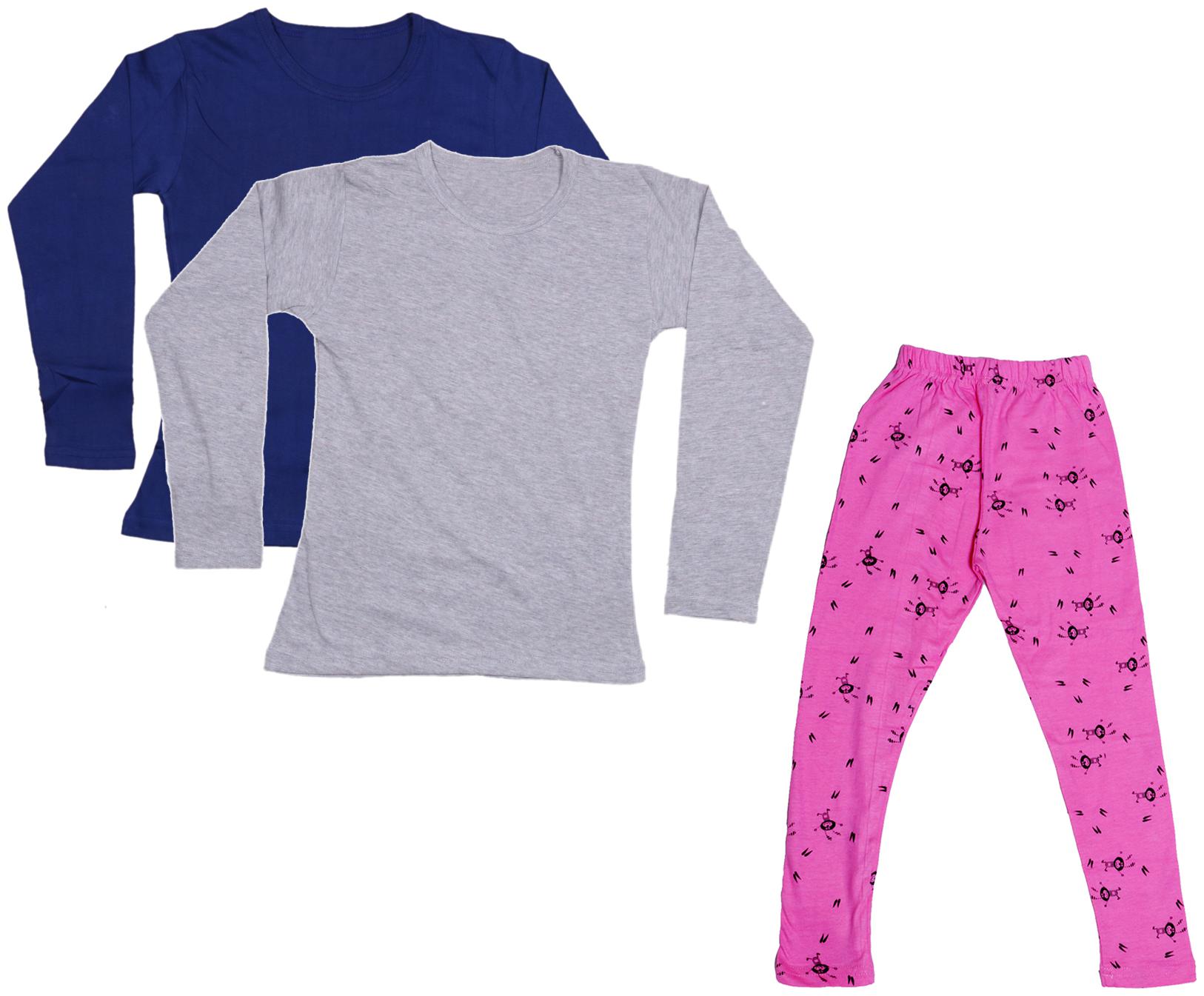 

Indiweaves Girl Cotton Solid T shirt - Multi