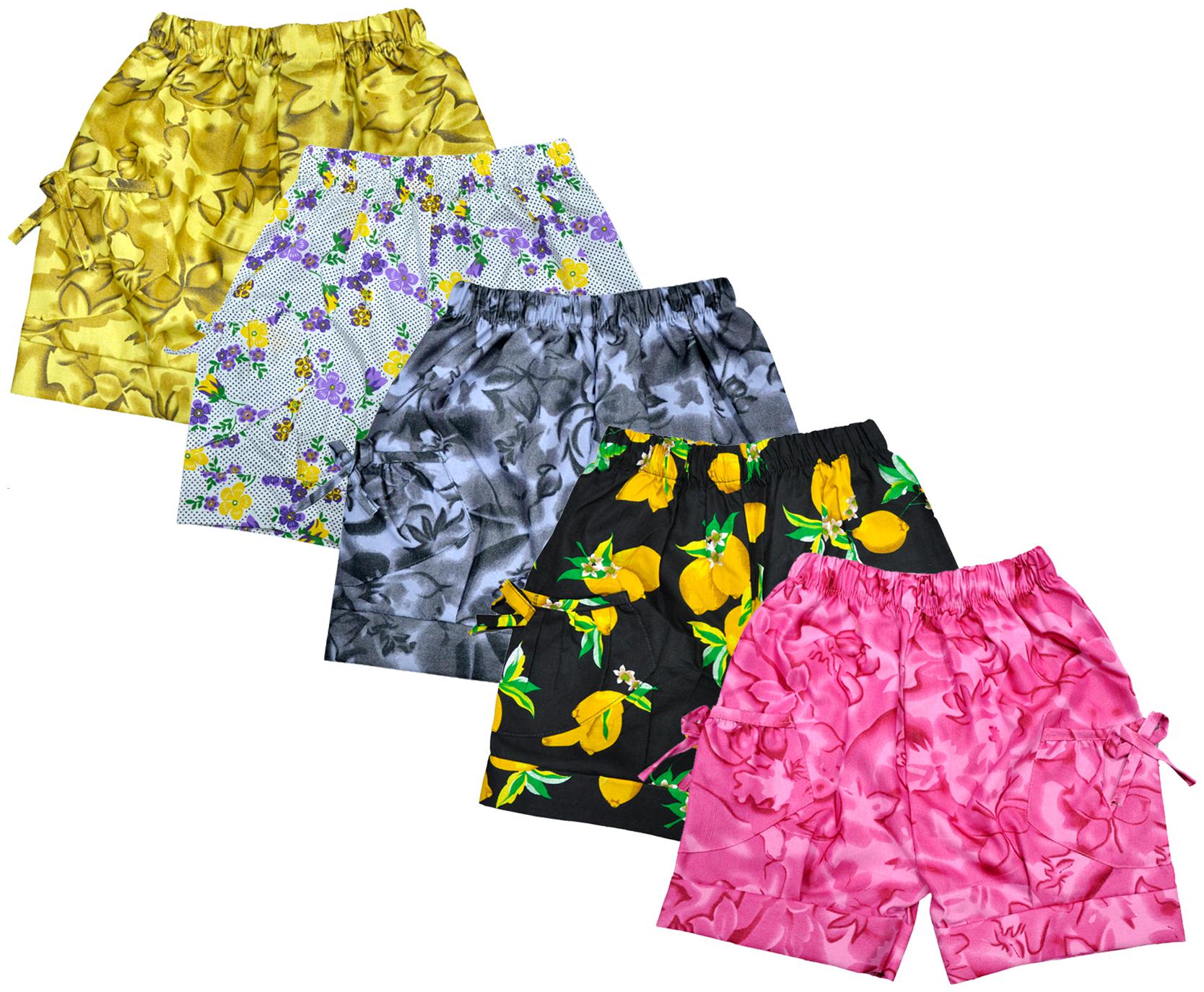 

Indiweaves Girl Cotton Printed Regular shorts - Multi
