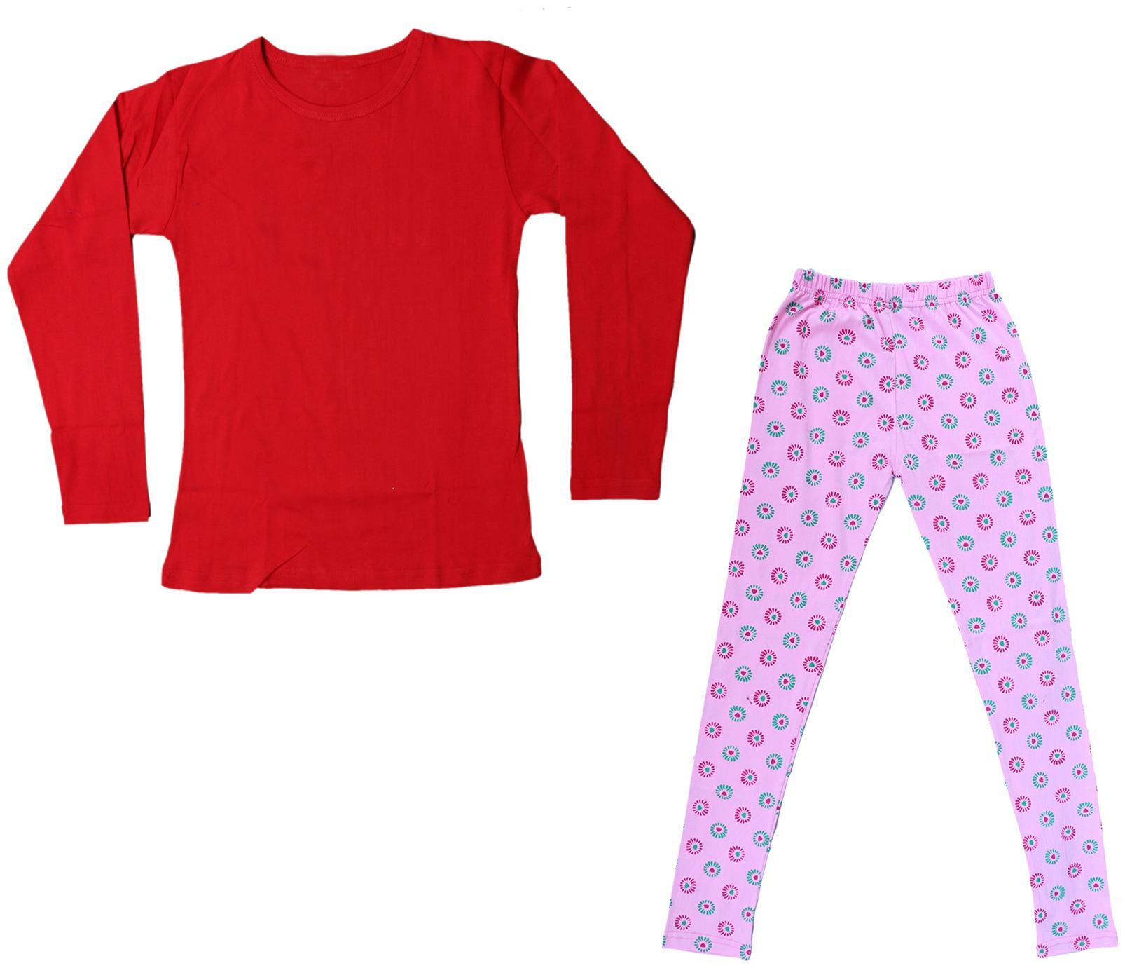 

Indiweaves Girl Cotton Solid T shirt - Multi