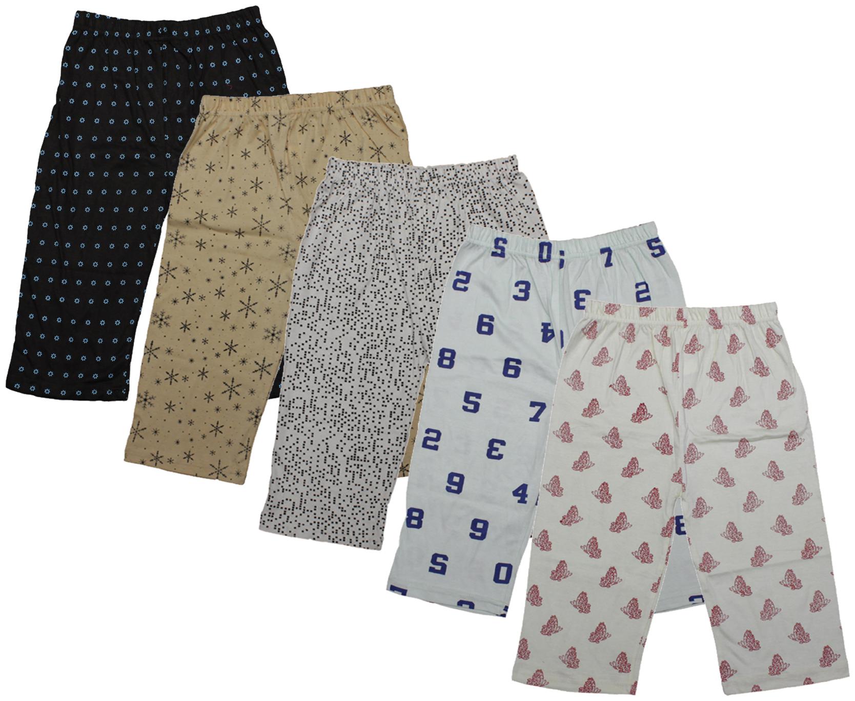 

Indiweaves Girl Cotton Printed Capri - Multi