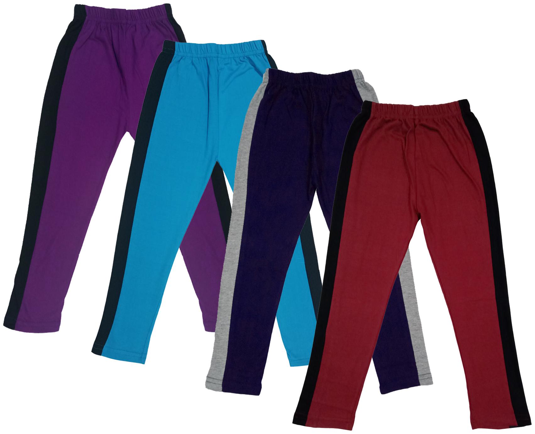 

Indiweaves Girl Cotton Solid Capri - Multi