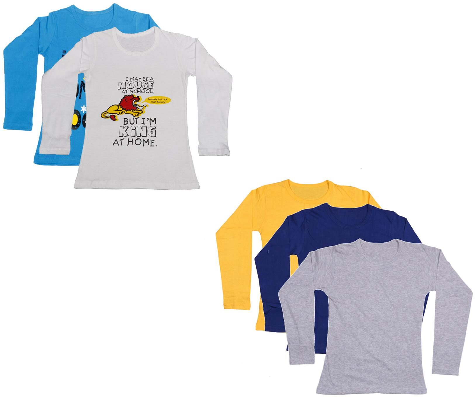 

Indiweaves Girl Cotton Printed T shirt - Multi