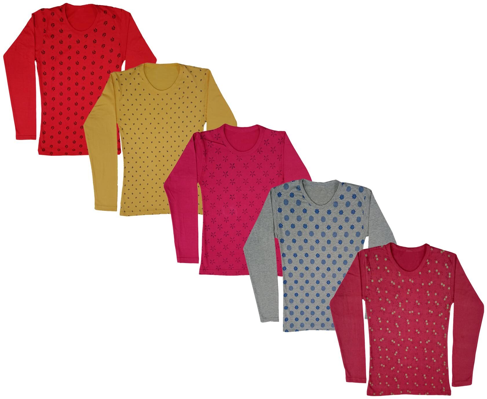 

Indiweaves Girl Cotton Printed T shirt - Multi