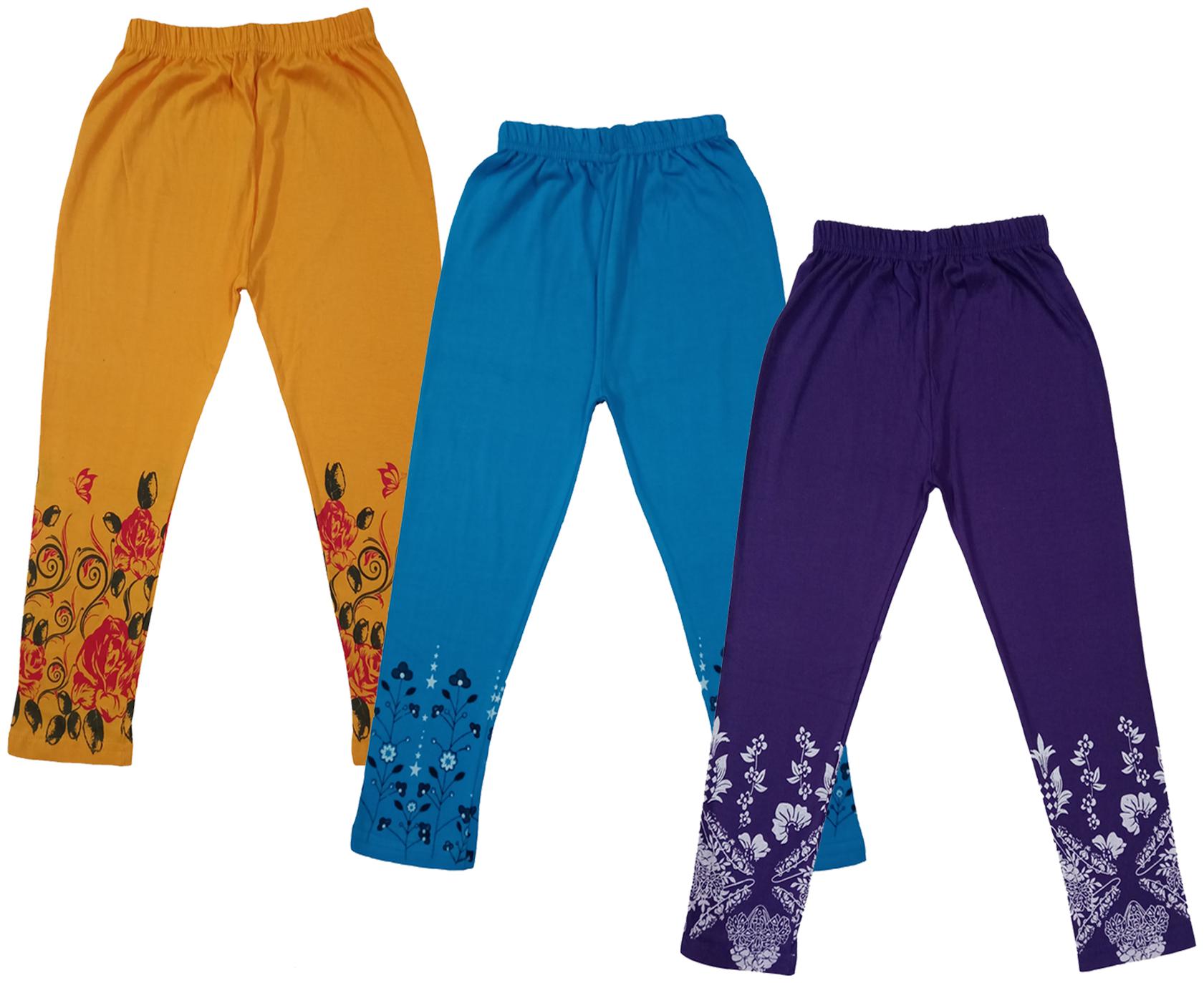 

Indiweaves Girl Cotton Printed Capri - Multi