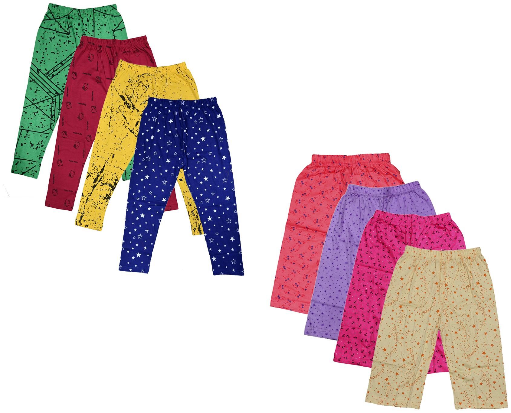 

Indiweaves Girl Cotton Printed Capri - Multi