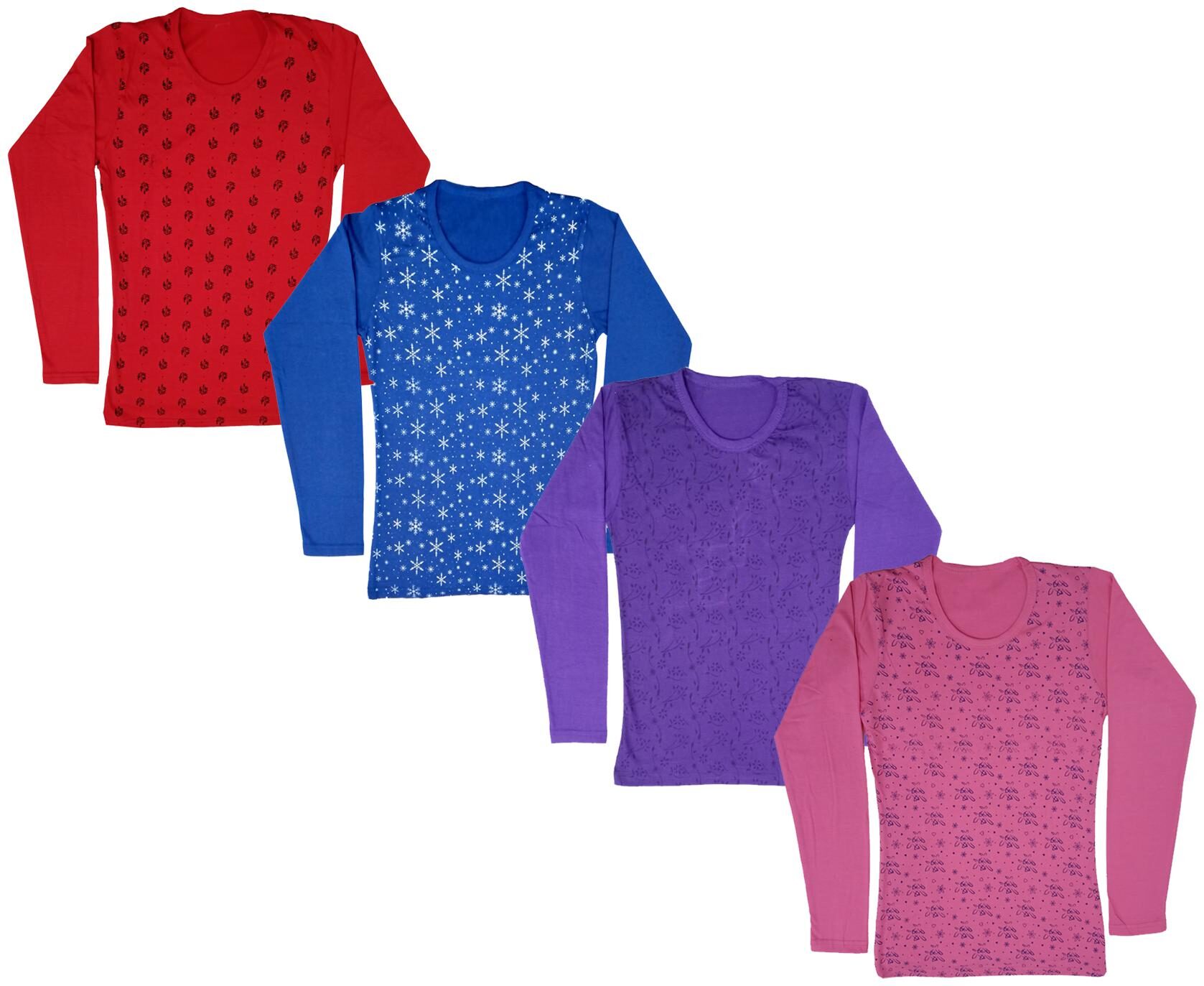 

Indiweaves Girl Cotton Printed T shirt - Multi