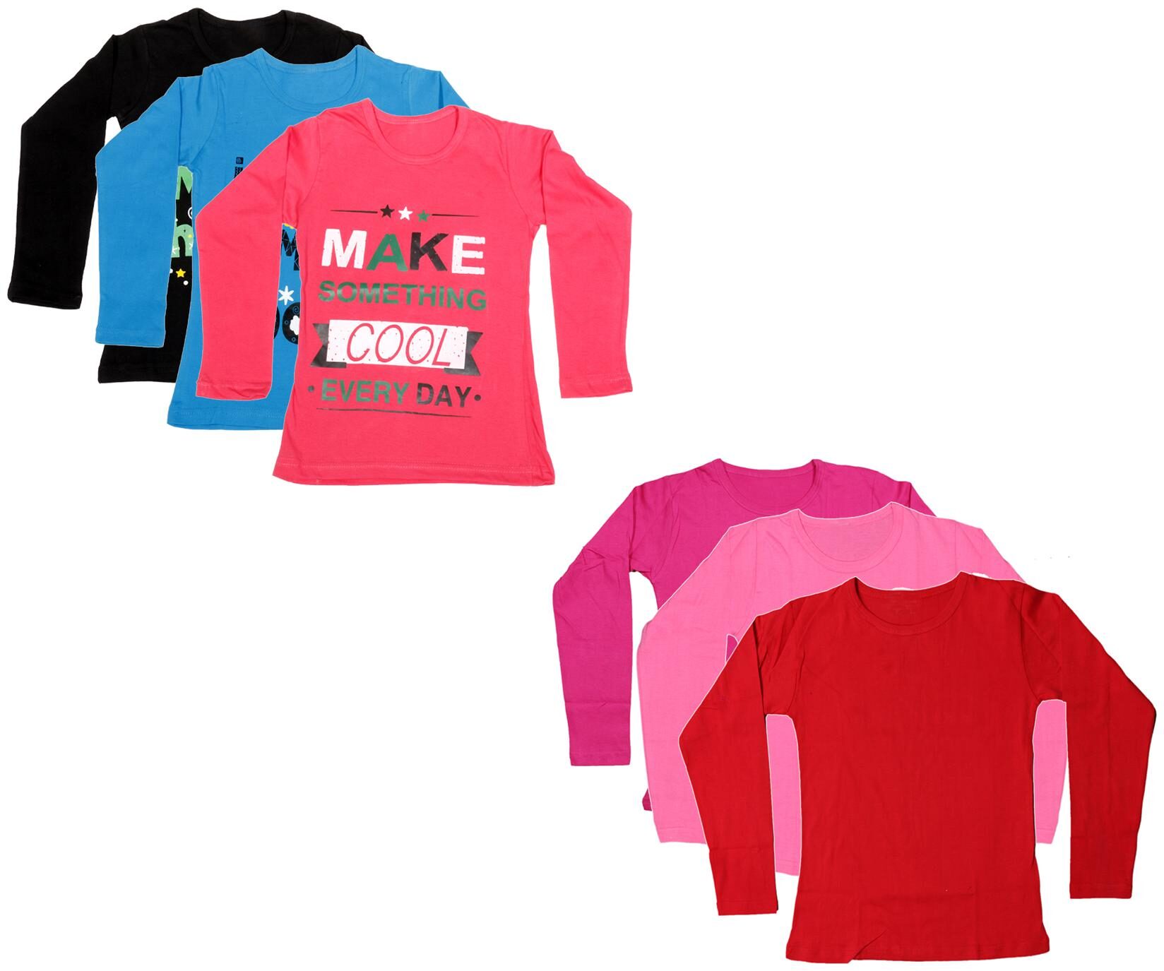 

Indiweaves Girl Cotton Printed T shirt - Multi
