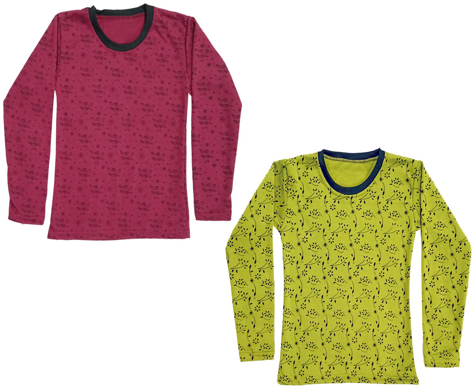 

Indiweaves Girl Wool Printed T shirt - Multi