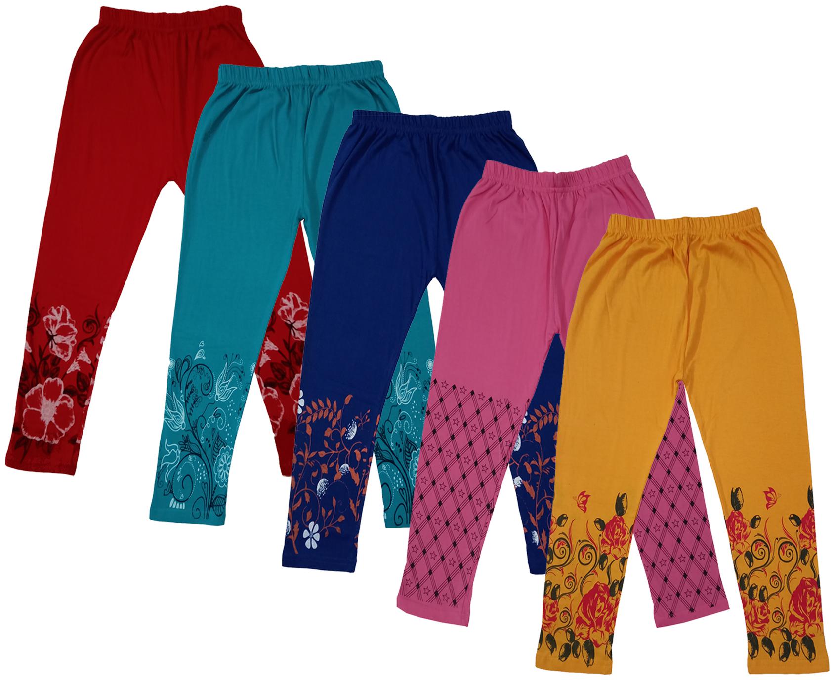 

Indiweaves Girl Cotton Printed Capri - Multi