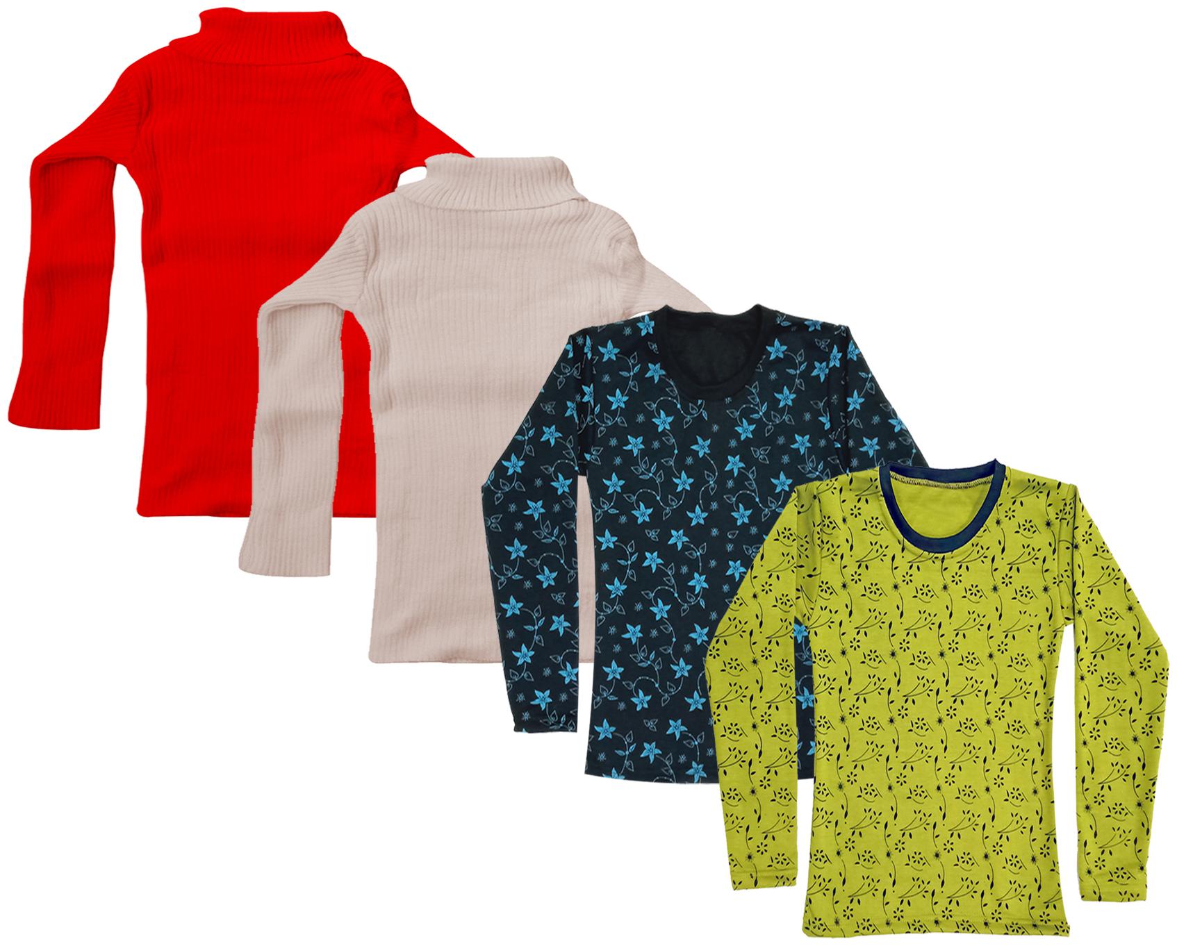 

Indiweaves Girl Wool Printed T shirt - Multi