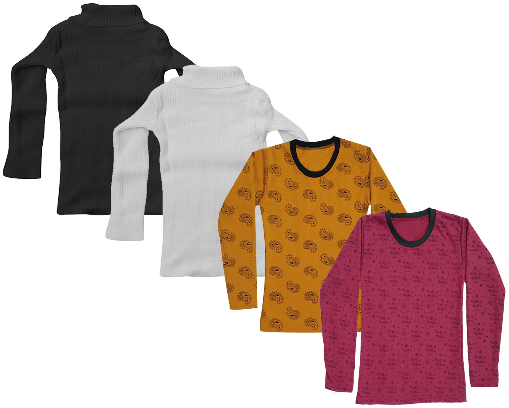 

Indiweaves Girl Wool Printed T shirt - Multi