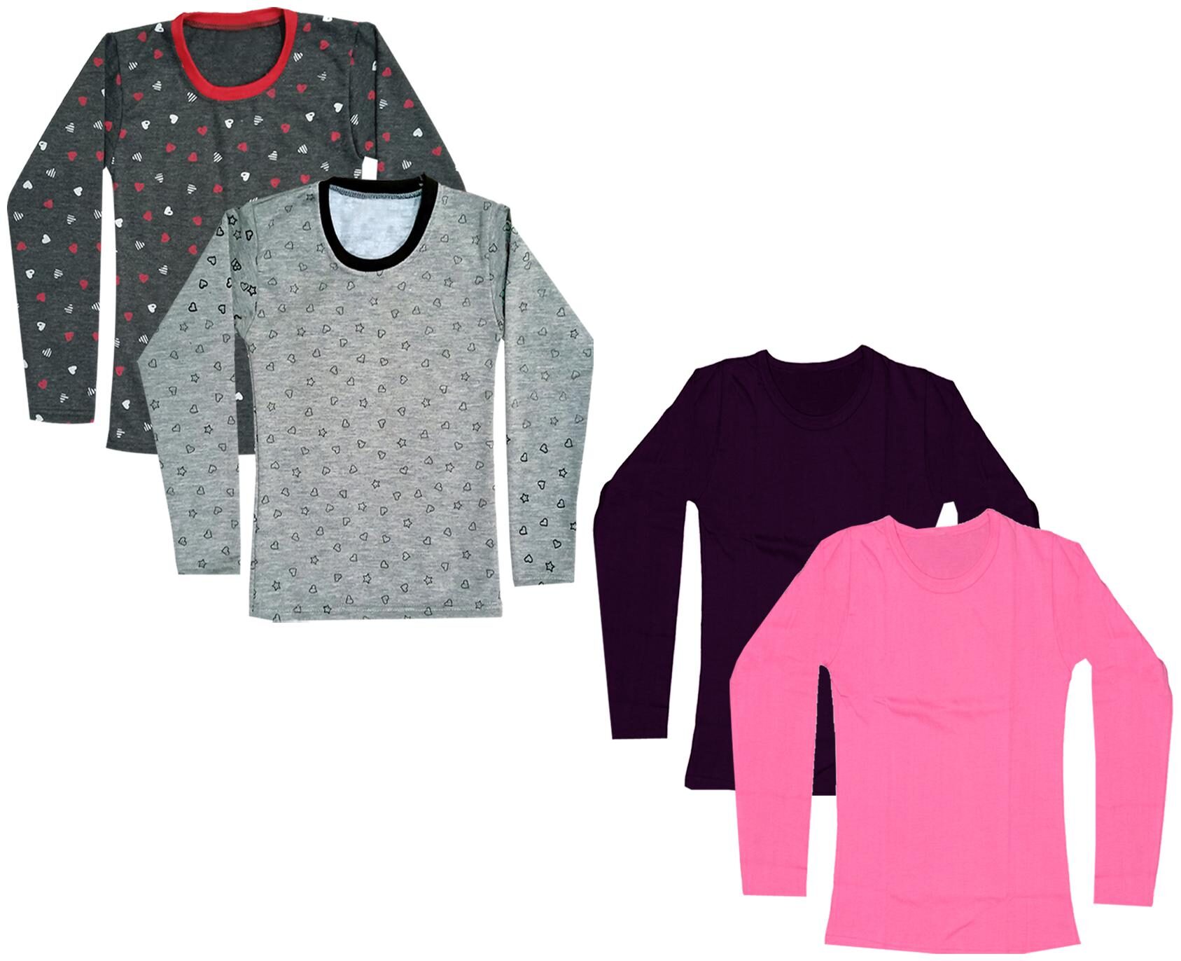 

Indiweaves Girl Cotton Printed T shirt - Multi