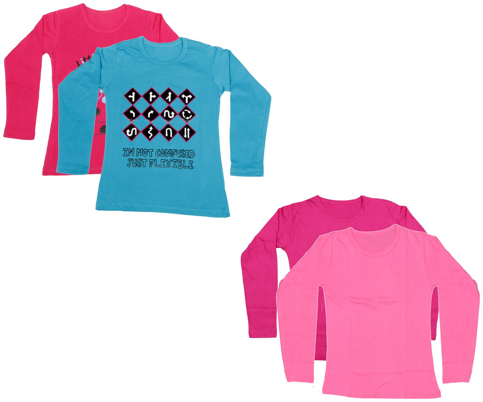 

Indiweaves Girl Cotton Printed T shirt - Multi