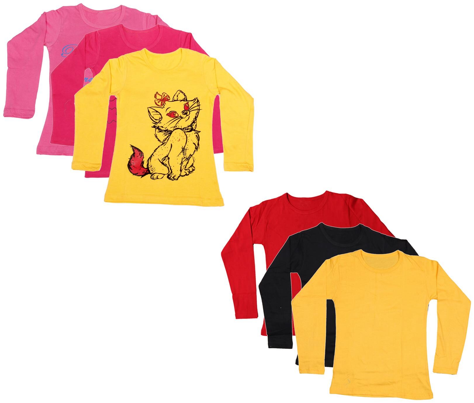 

Indiweaves Girl Cotton Printed T shirt - Multi