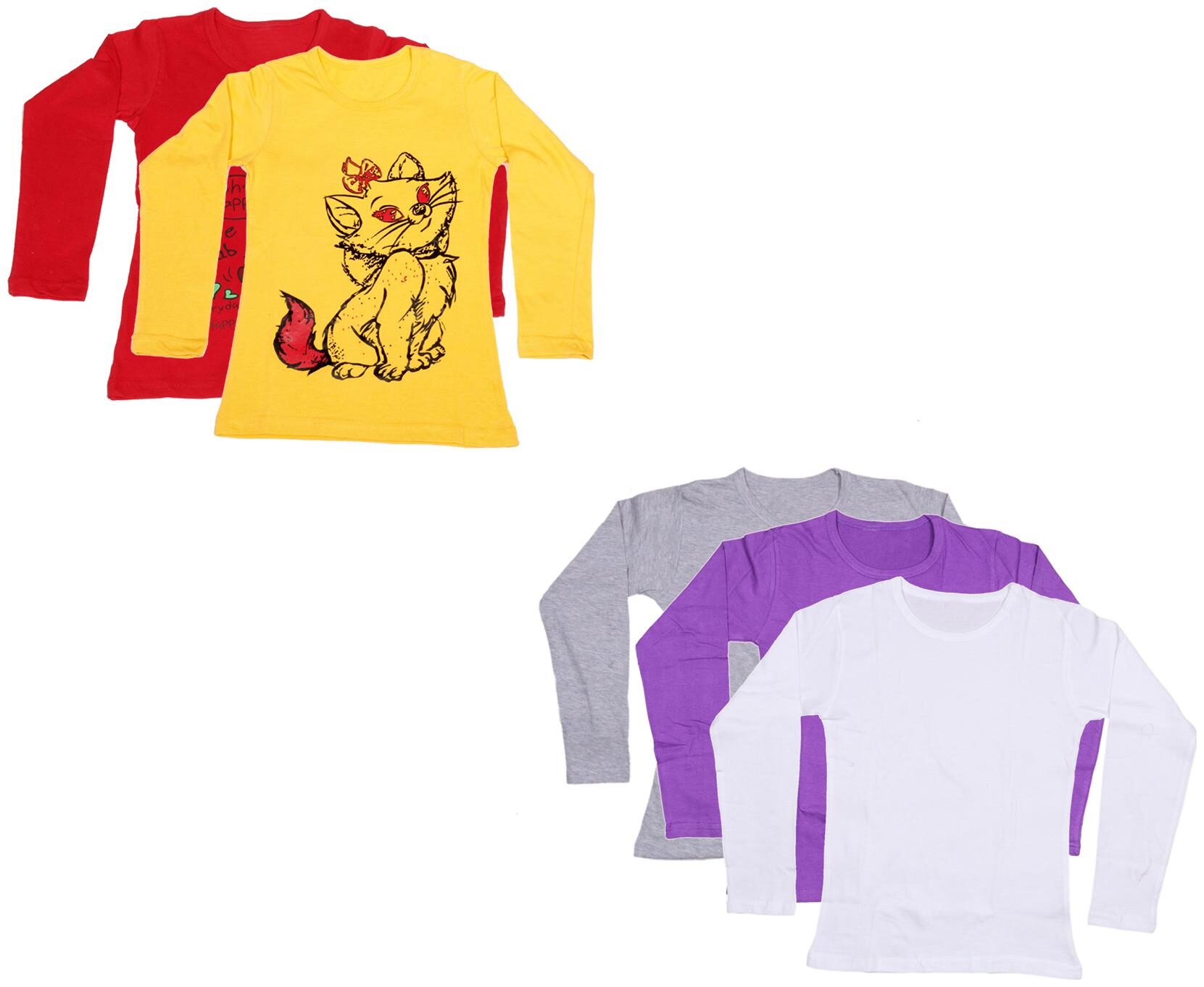 

Indiweaves Girl Cotton Printed T shirt - Multi