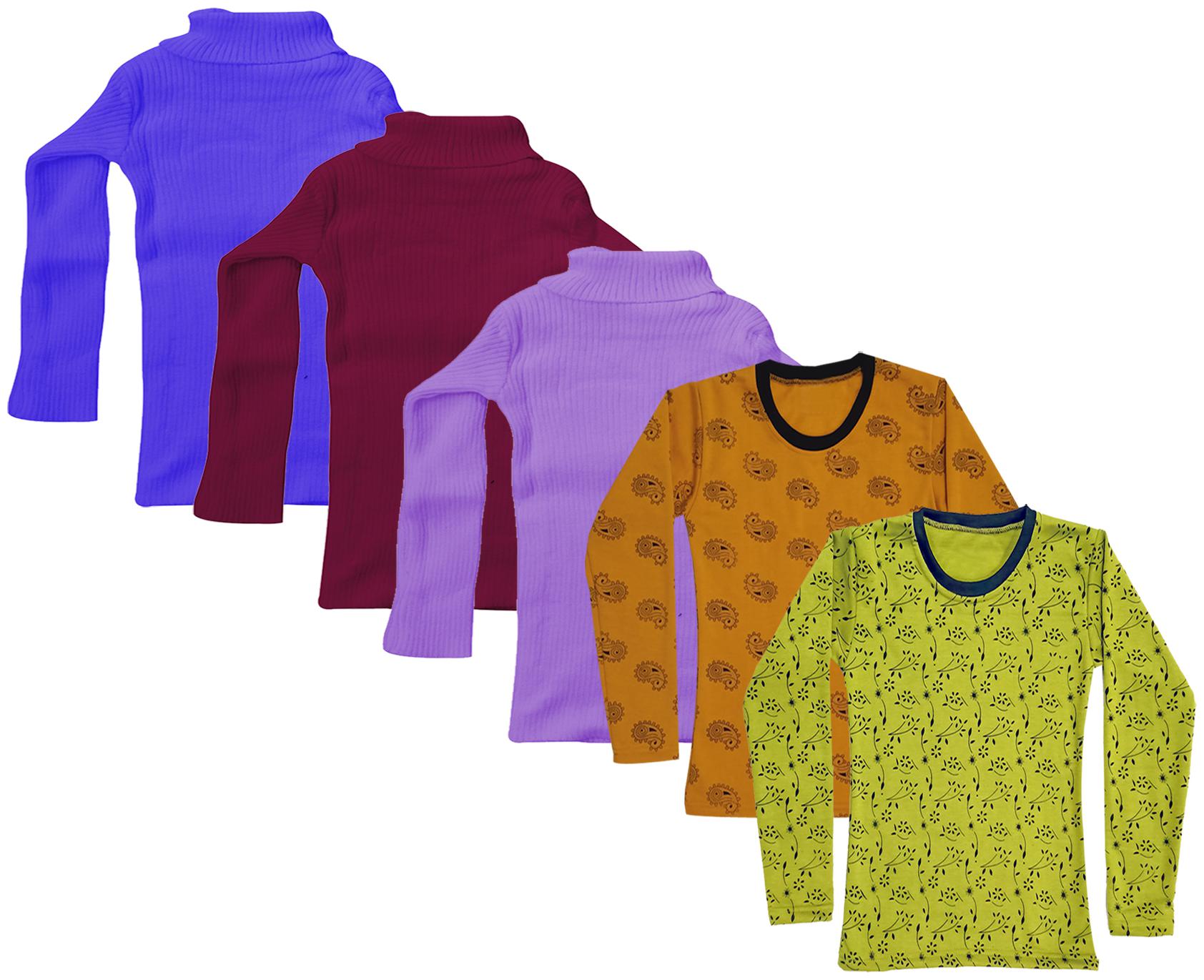 

Indiweaves Girl Wool Printed T shirt - Multi