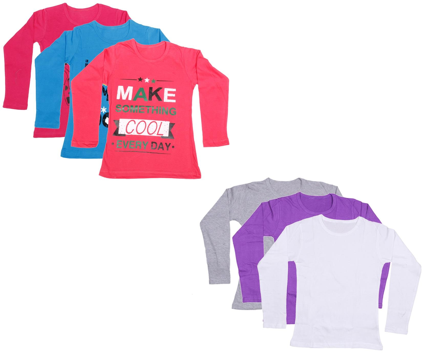 

Indiweaves Girl Cotton Printed T shirt - Multi