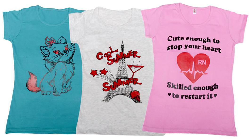 

Indiweaves Girl Cotton Solid T shirt - Multi