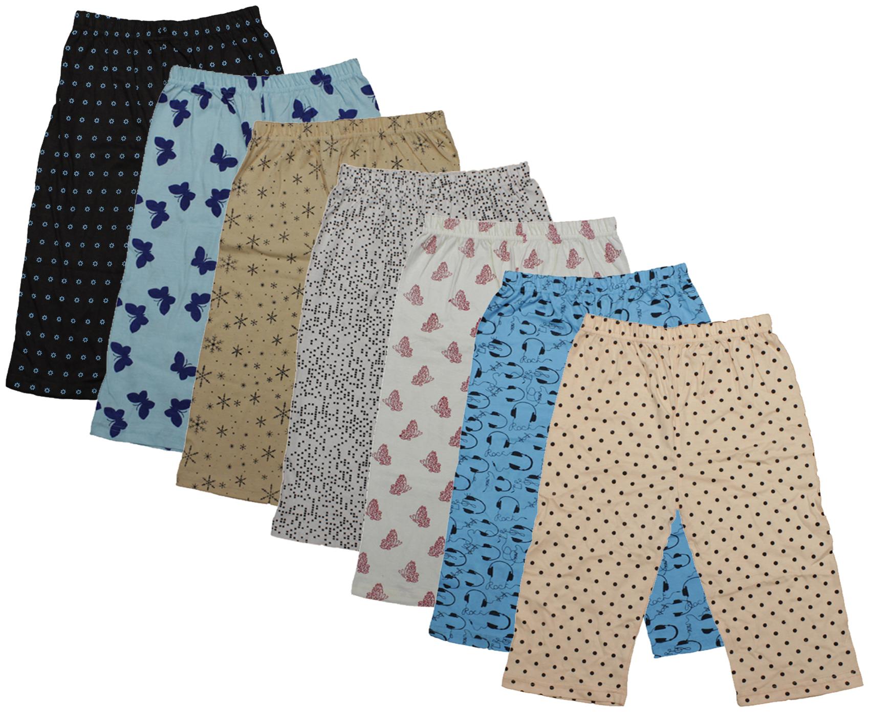 

Indiweaves Girl Cotton Printed Capri - Multi