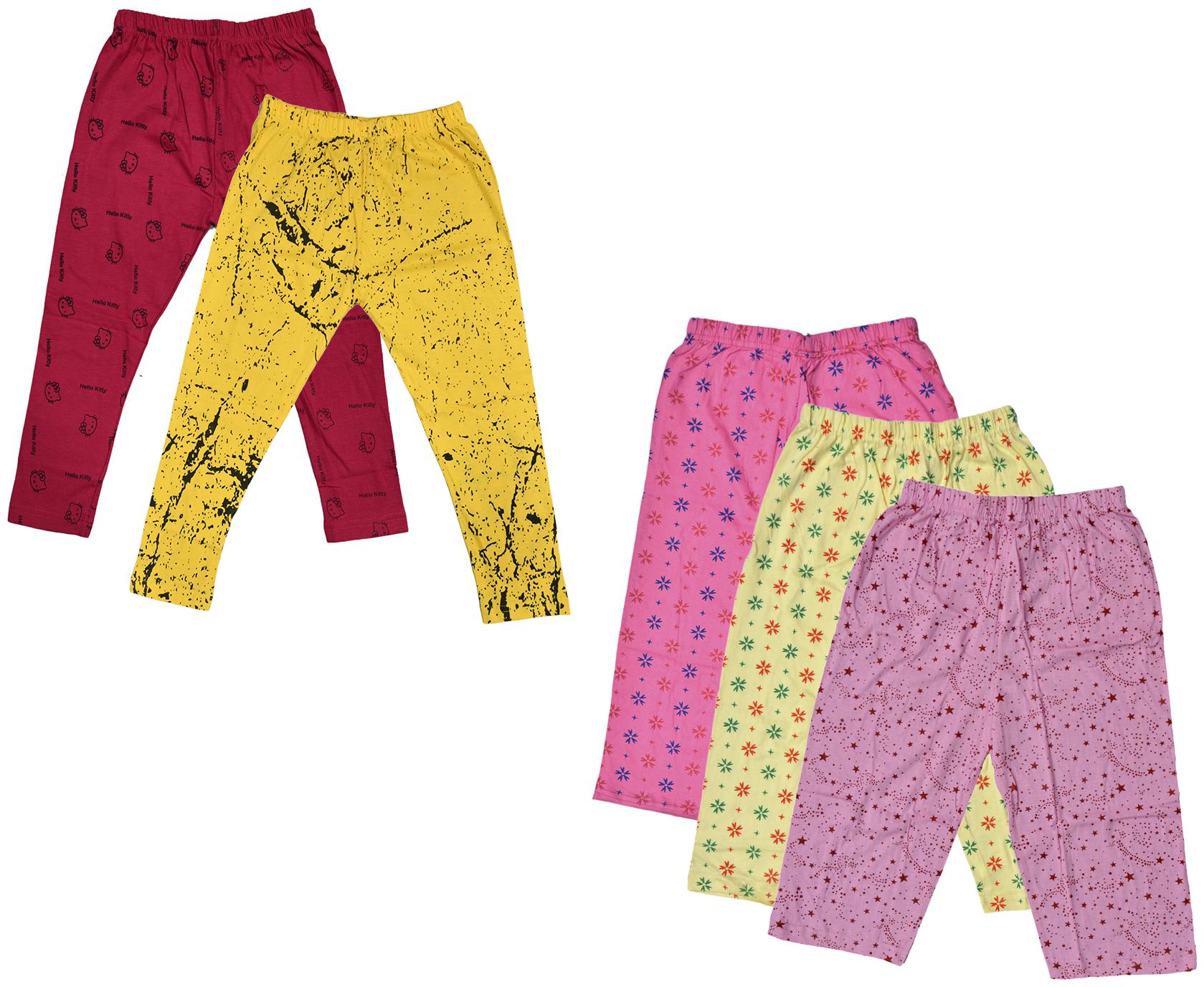 

Indiweaves Girl Cotton Printed Capri - Multi