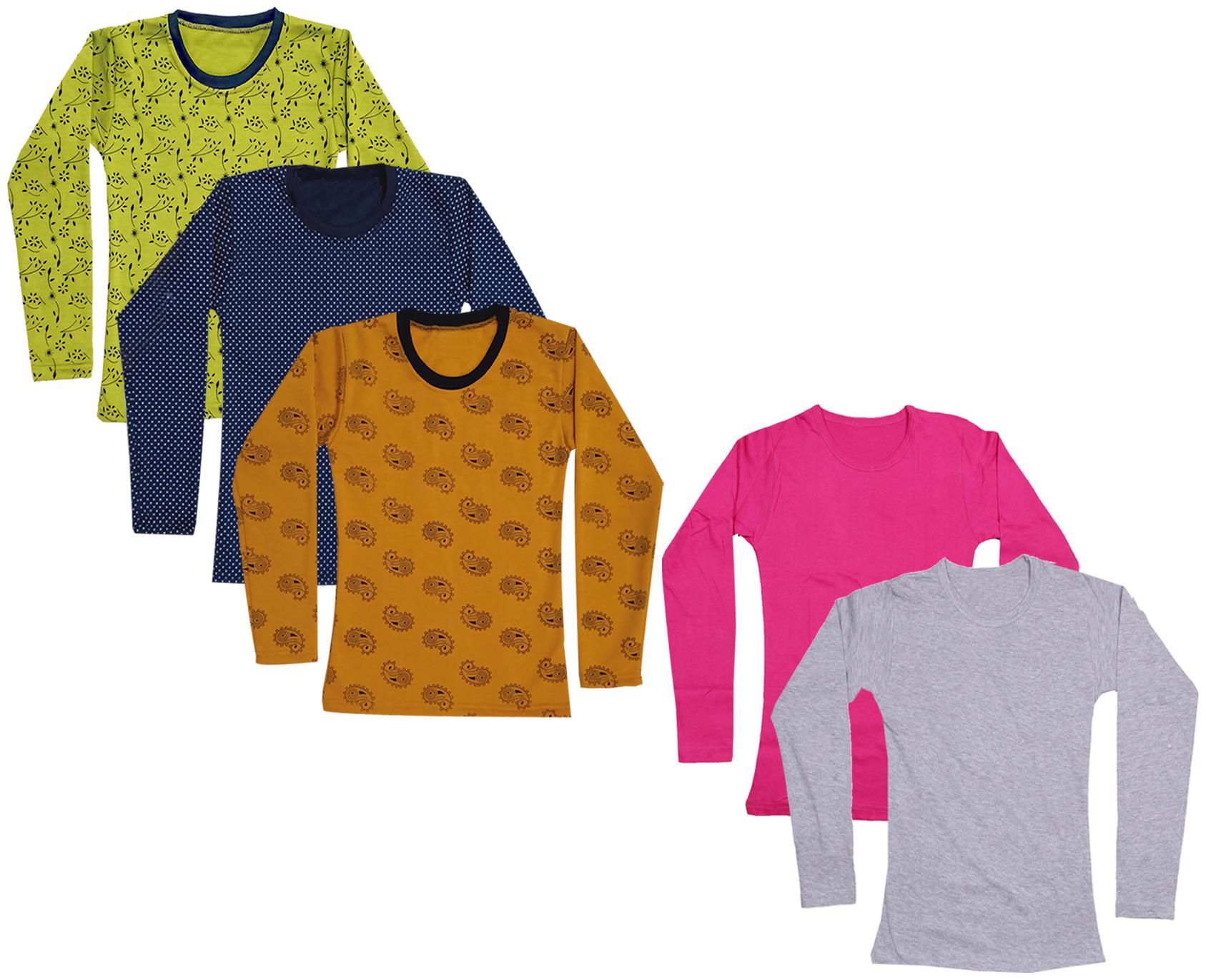

Indiweaves Girl Cotton Printed T shirt - Multi