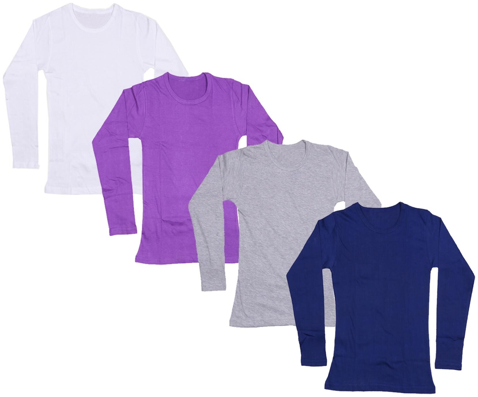 

Indiweaves Girl Cotton Solid T shirt - Multi