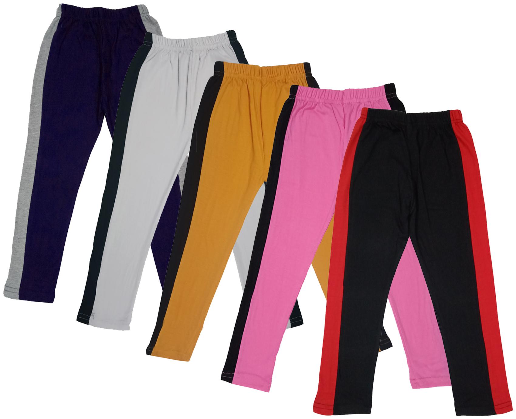 

Indiweaves Girl Cotton Solid Capri - Multi