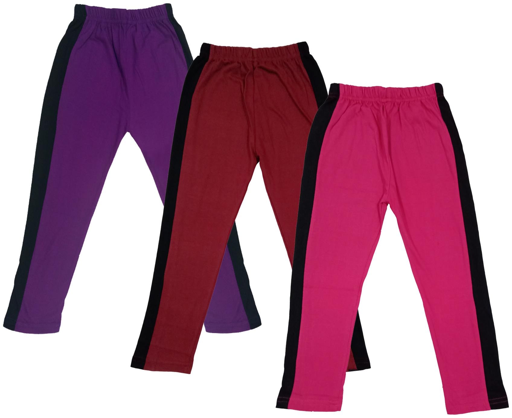 

Indiweaves Girl Cotton Solid Capri - Multi