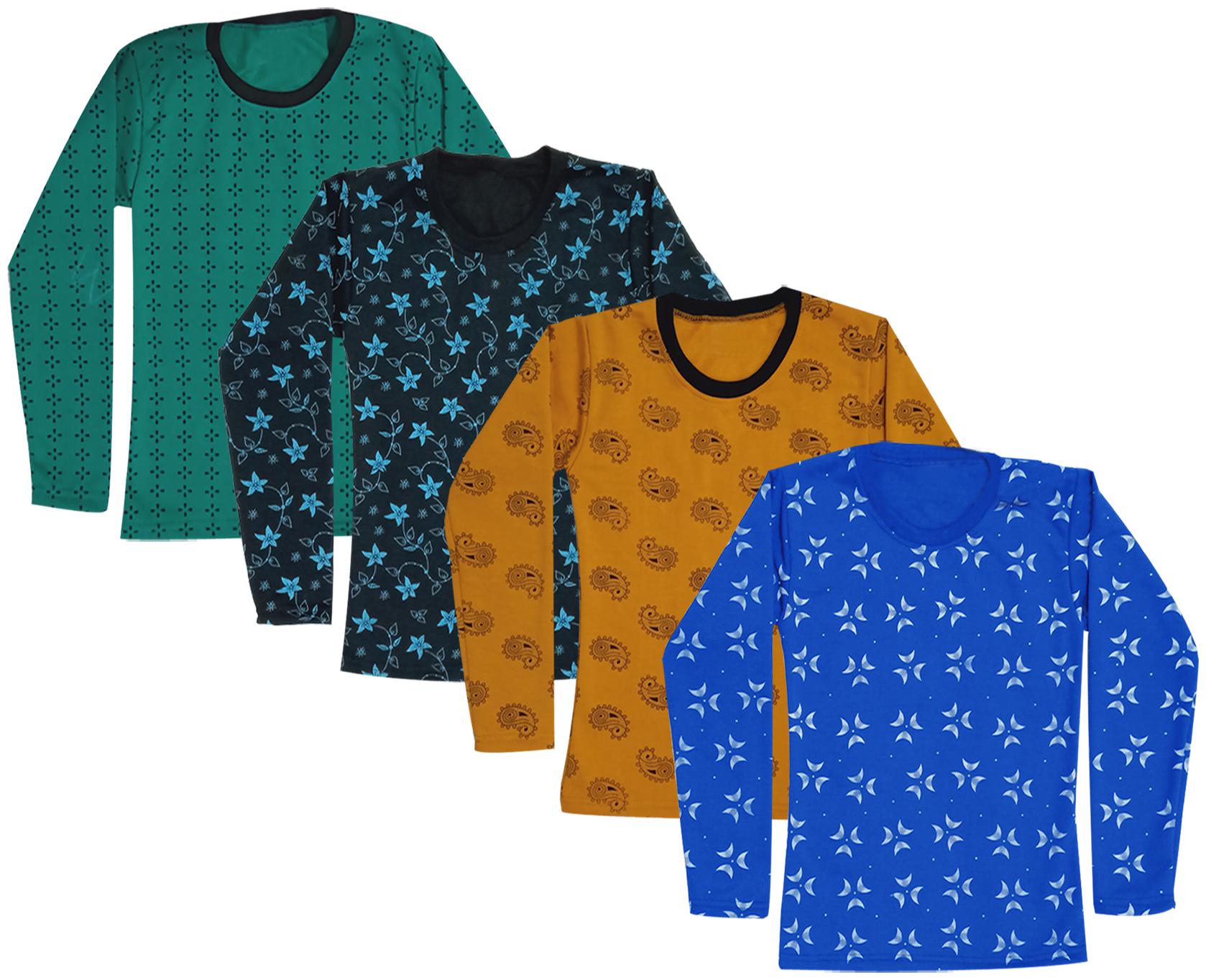 

Indiweaves Girl Wool Printed T shirt - Multi