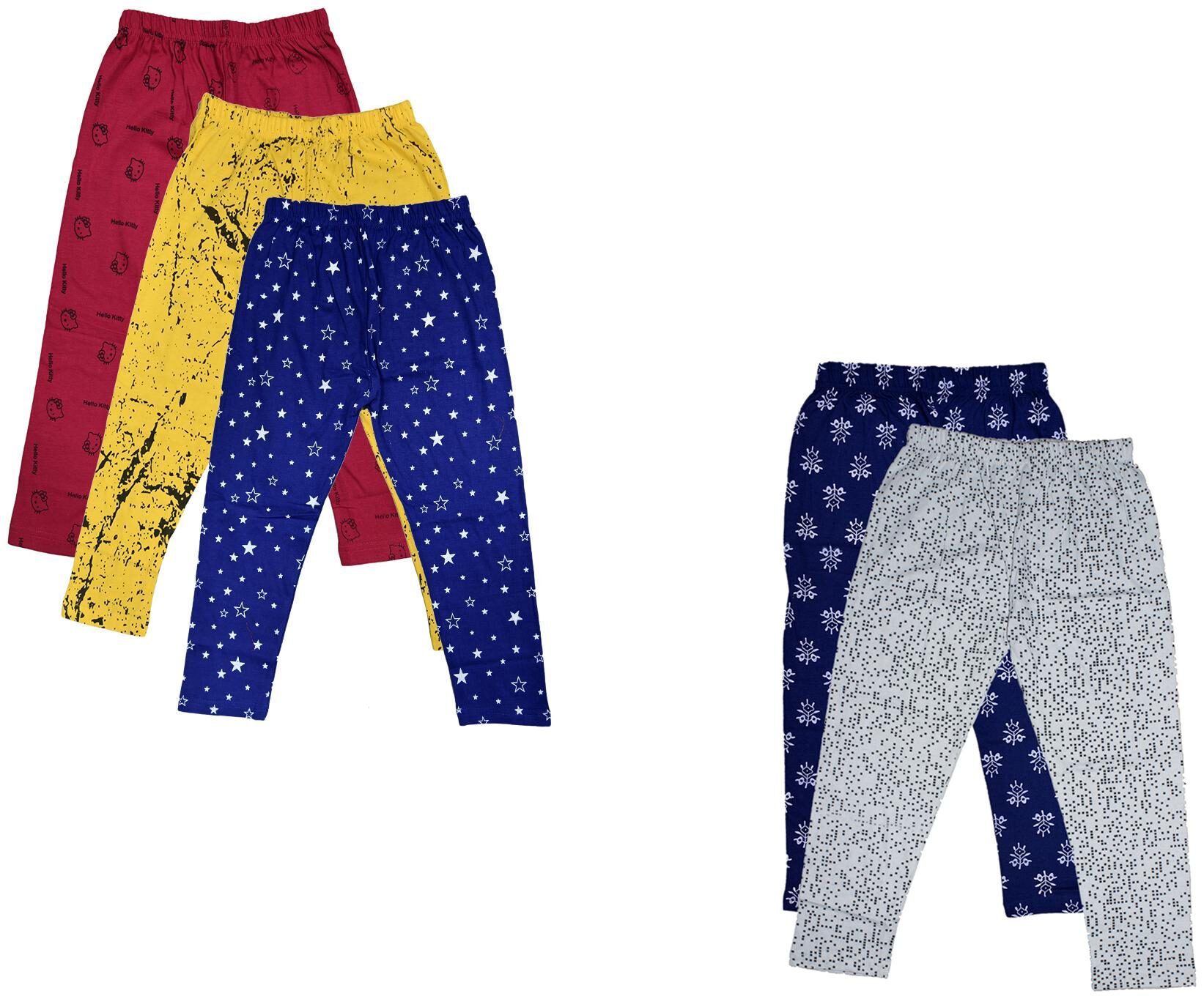 

Indiweaves Girl Cotton Printed Capri - Multi