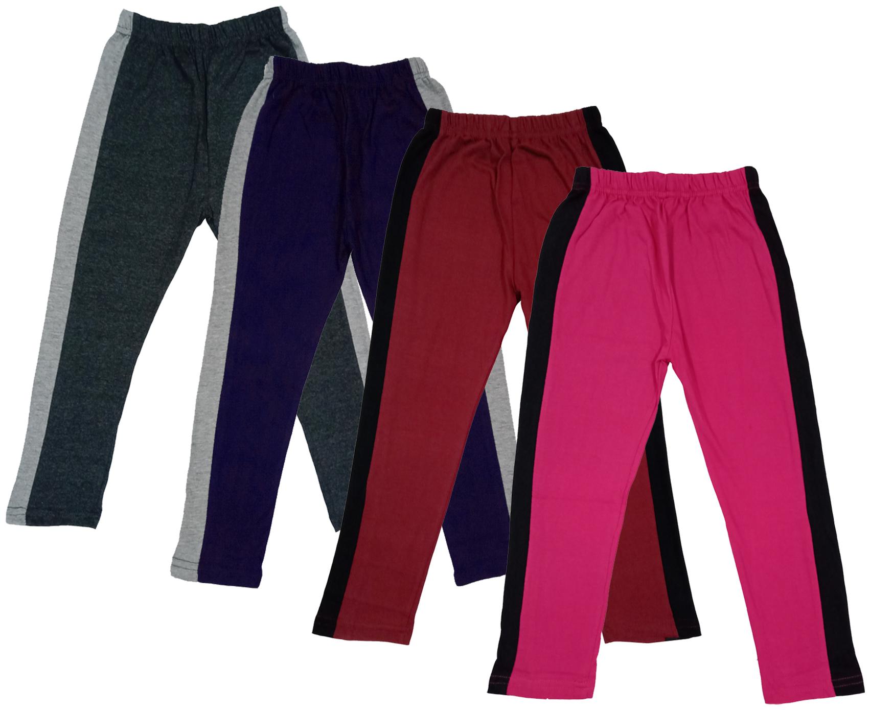 

Indiweaves Girl Cotton Solid Capri - Multi
