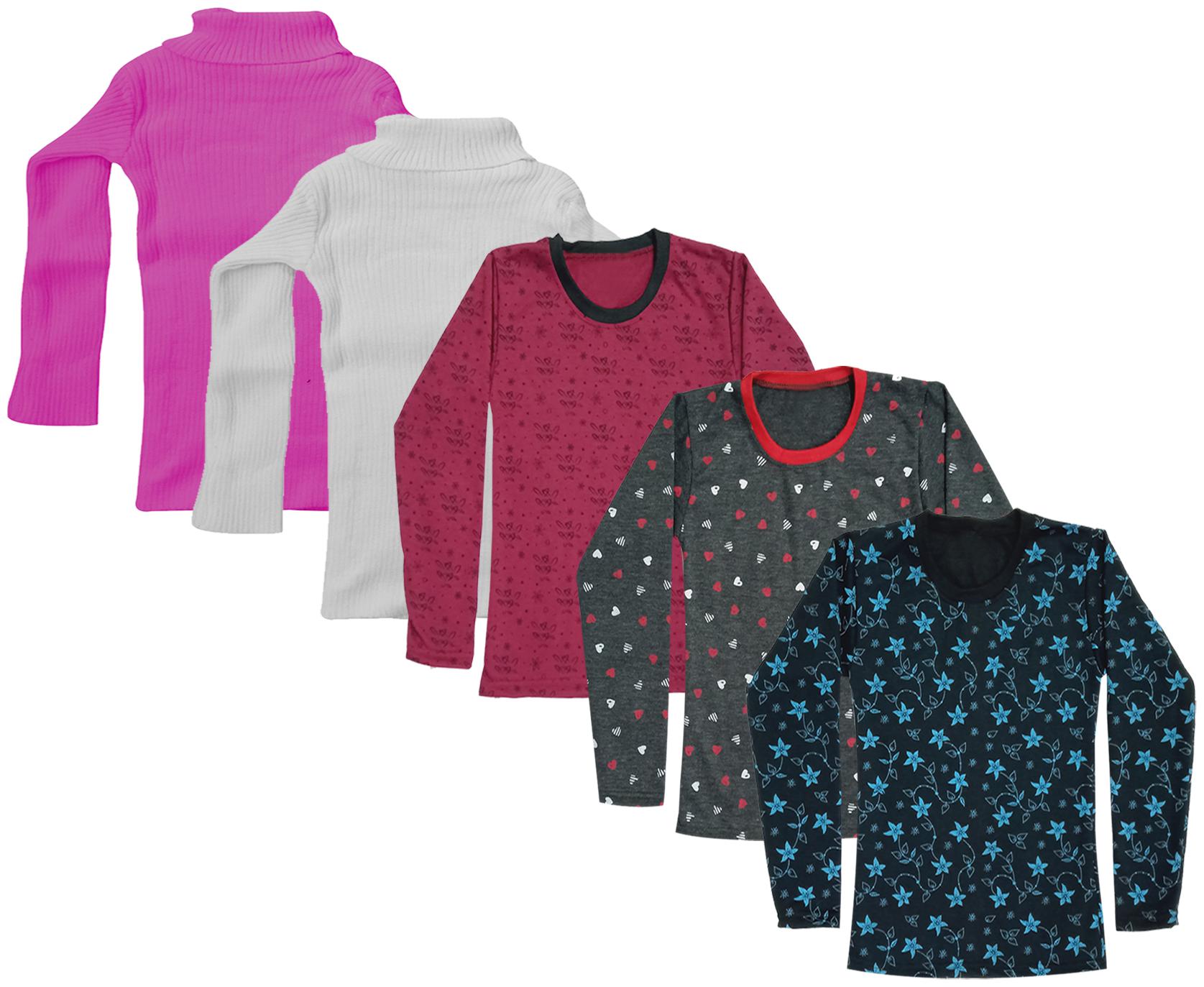 

Indiweaves Girl Wool Printed T shirt - Multi